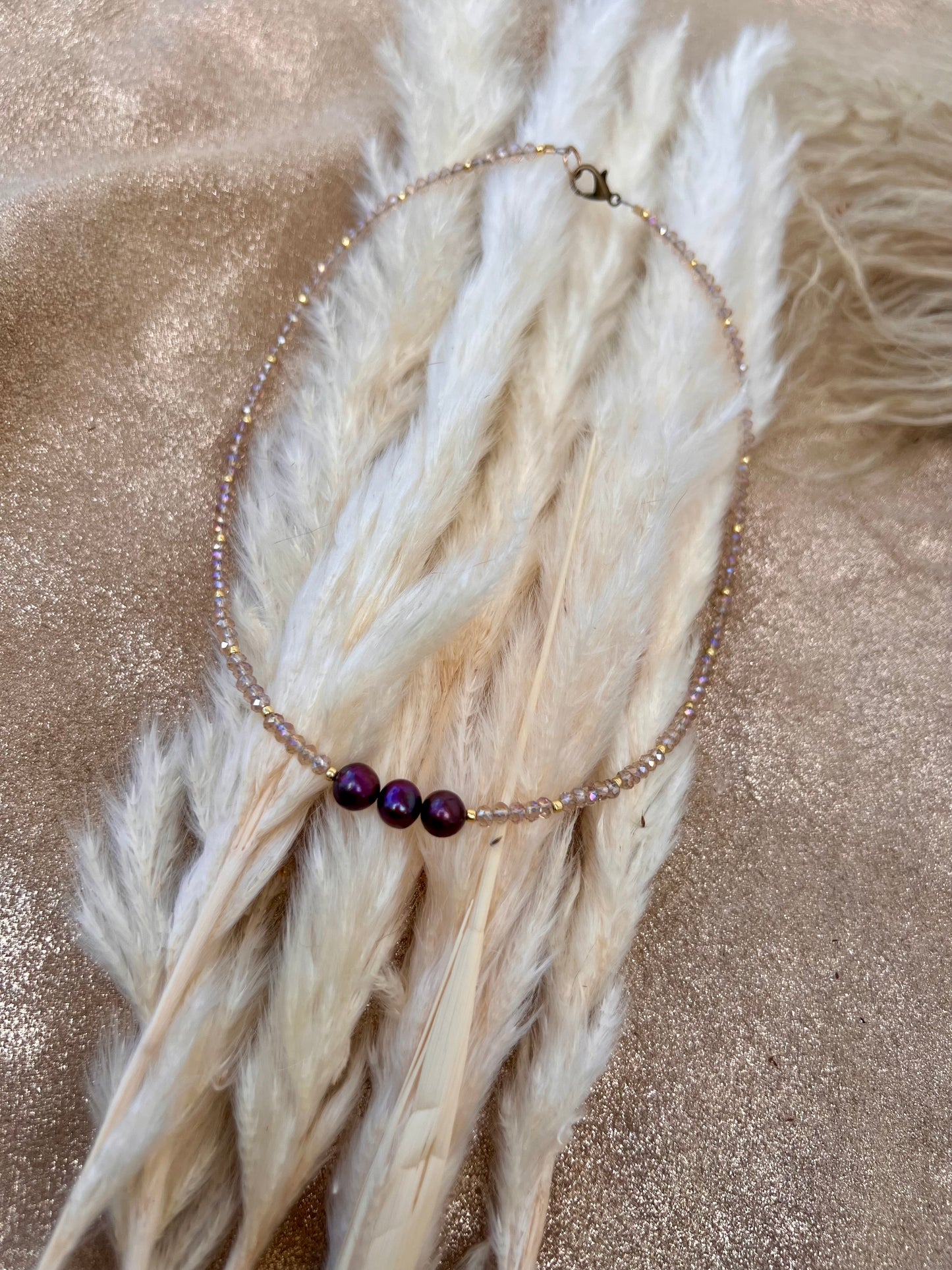 Crystal & Pearl Necklace
