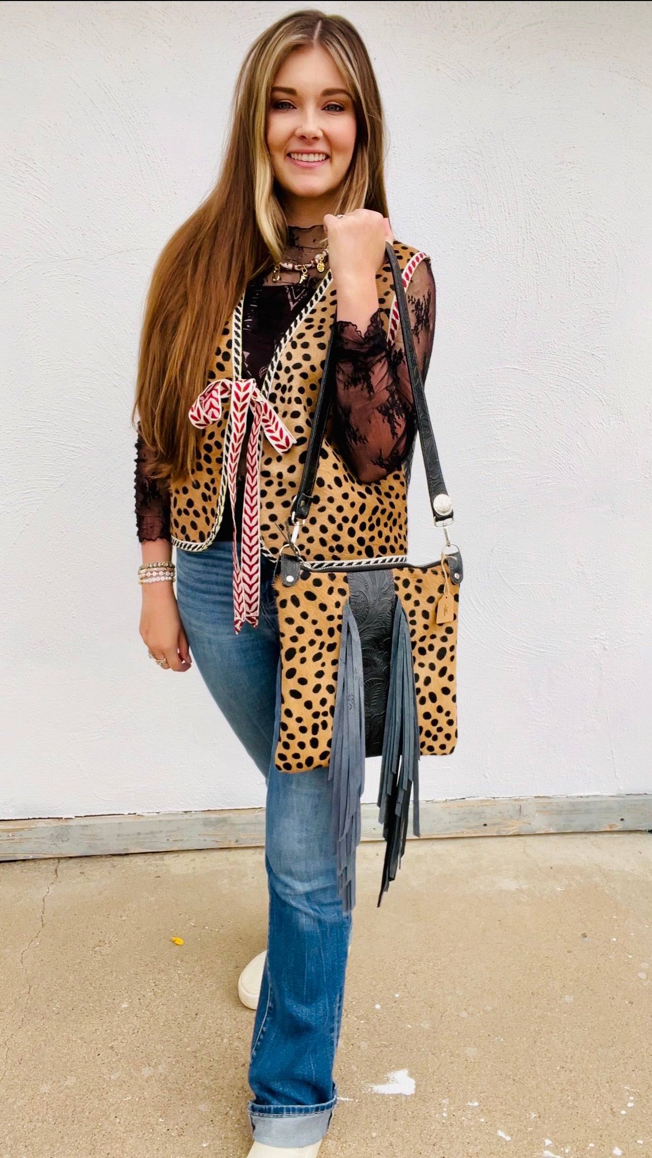 Cheetah Vest - Size Large