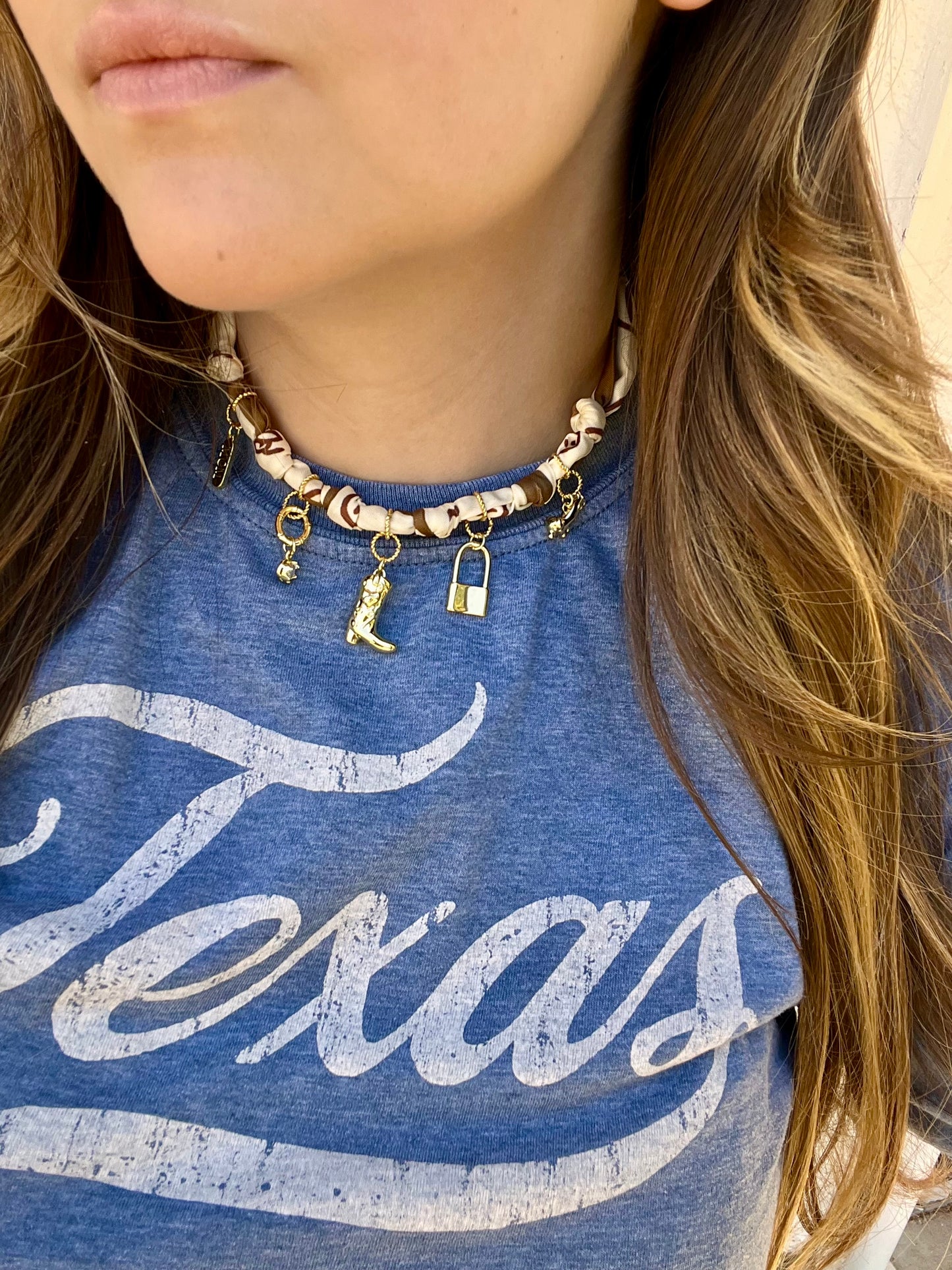 Handkerchief Necklace/Bracelet