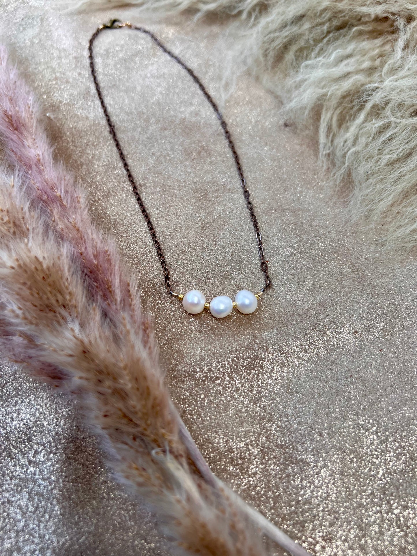 Pearl Bar Necklace