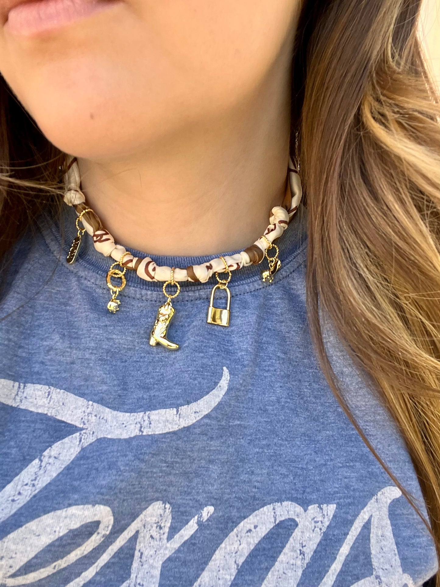 Handkerchief Necklace/Bracelet
