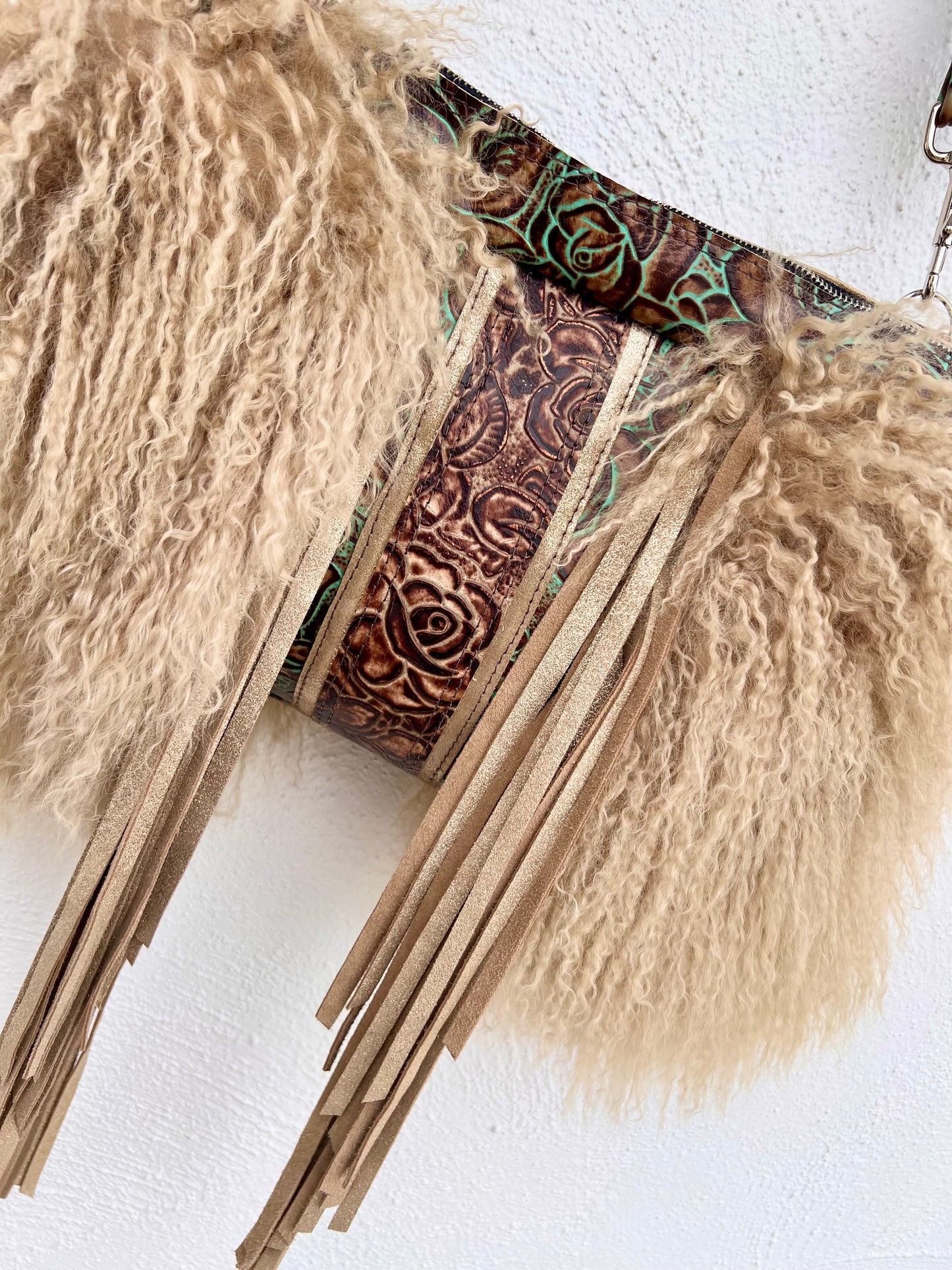 Wild Wooly - Turquoise and Gold