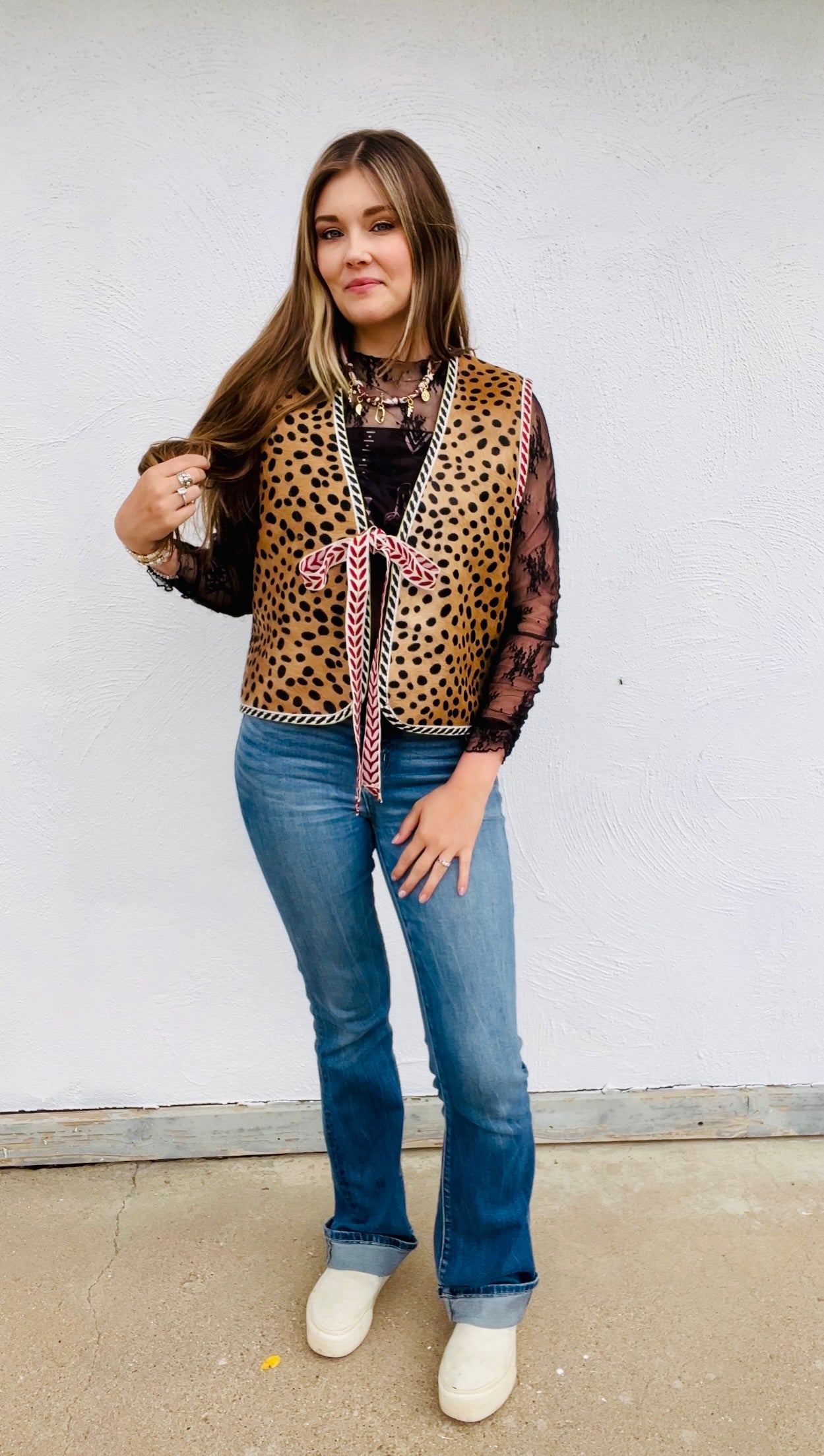 Cheetah Vest - Size Large