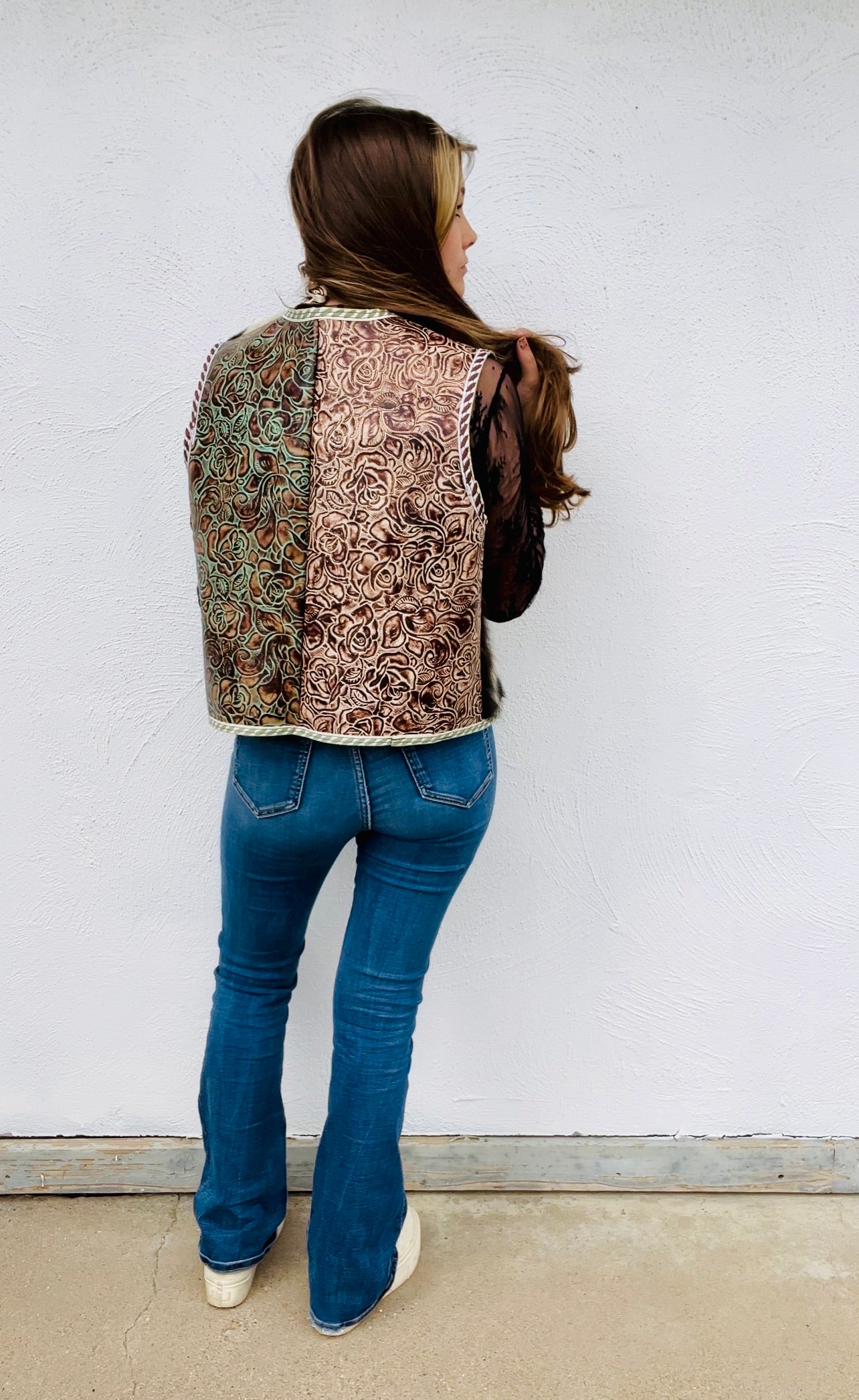 Cowhide Vest - Size Large