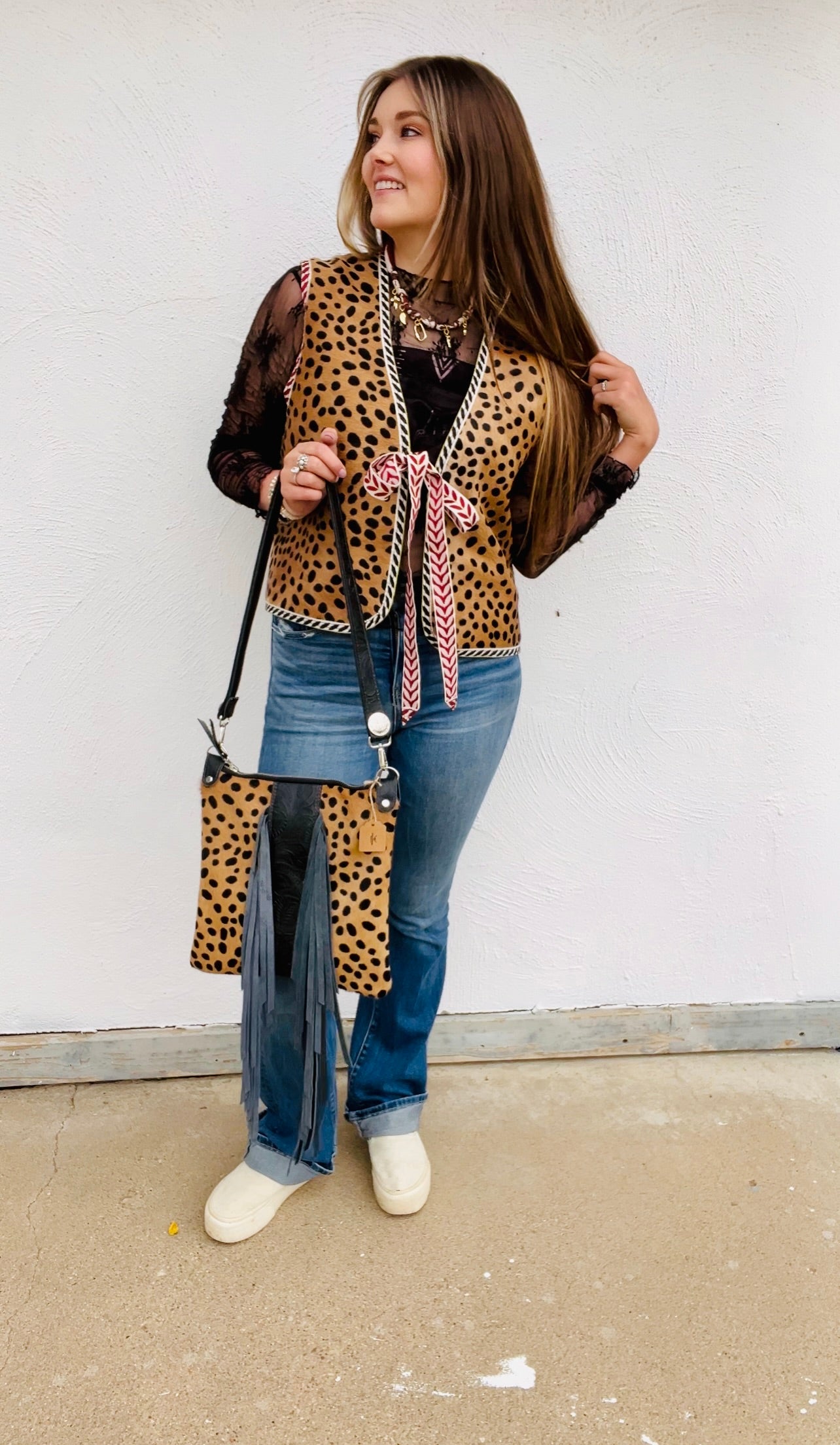 Cheetah Vest - Size Large