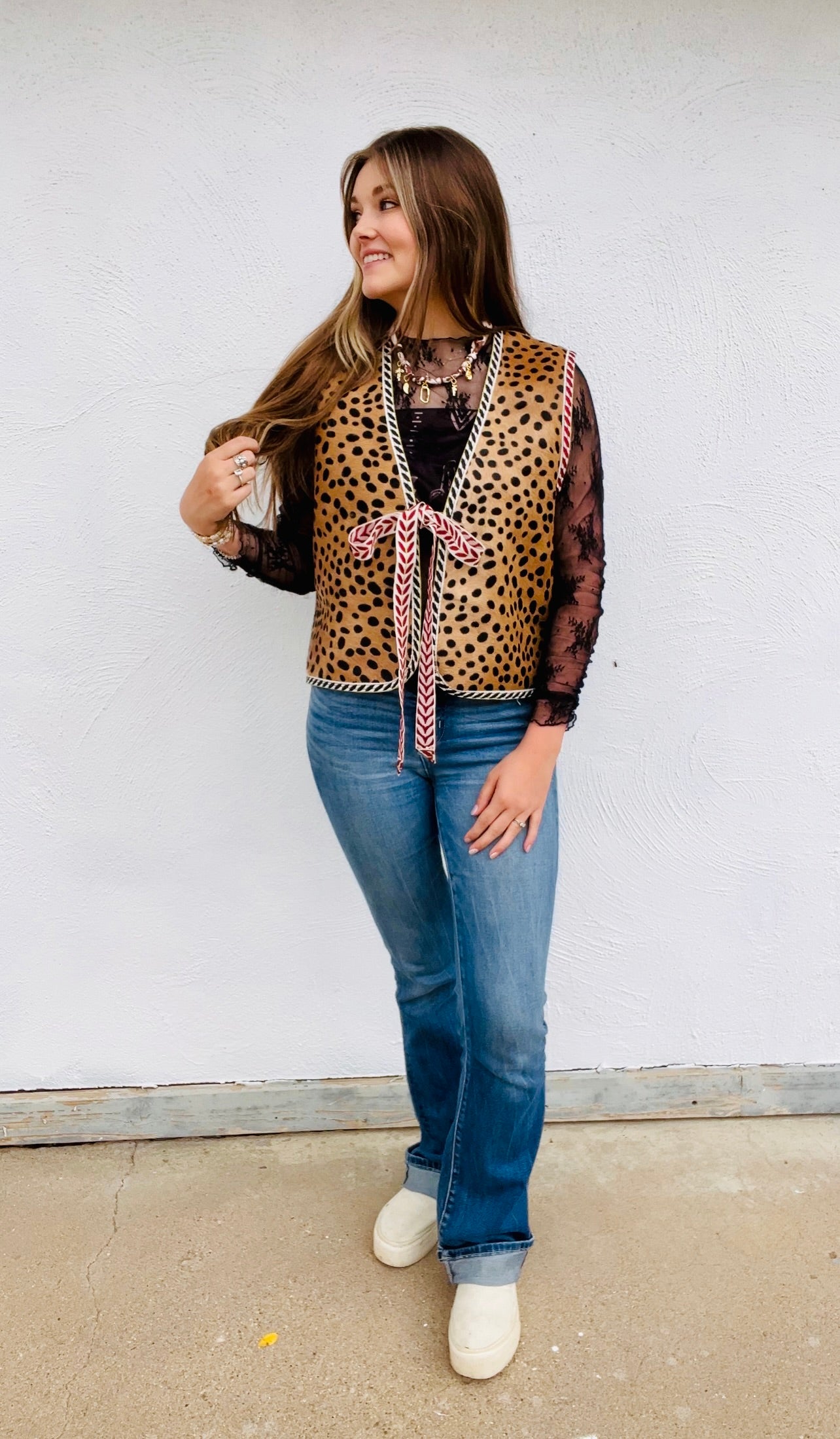 Cheetah Vest - Size Large