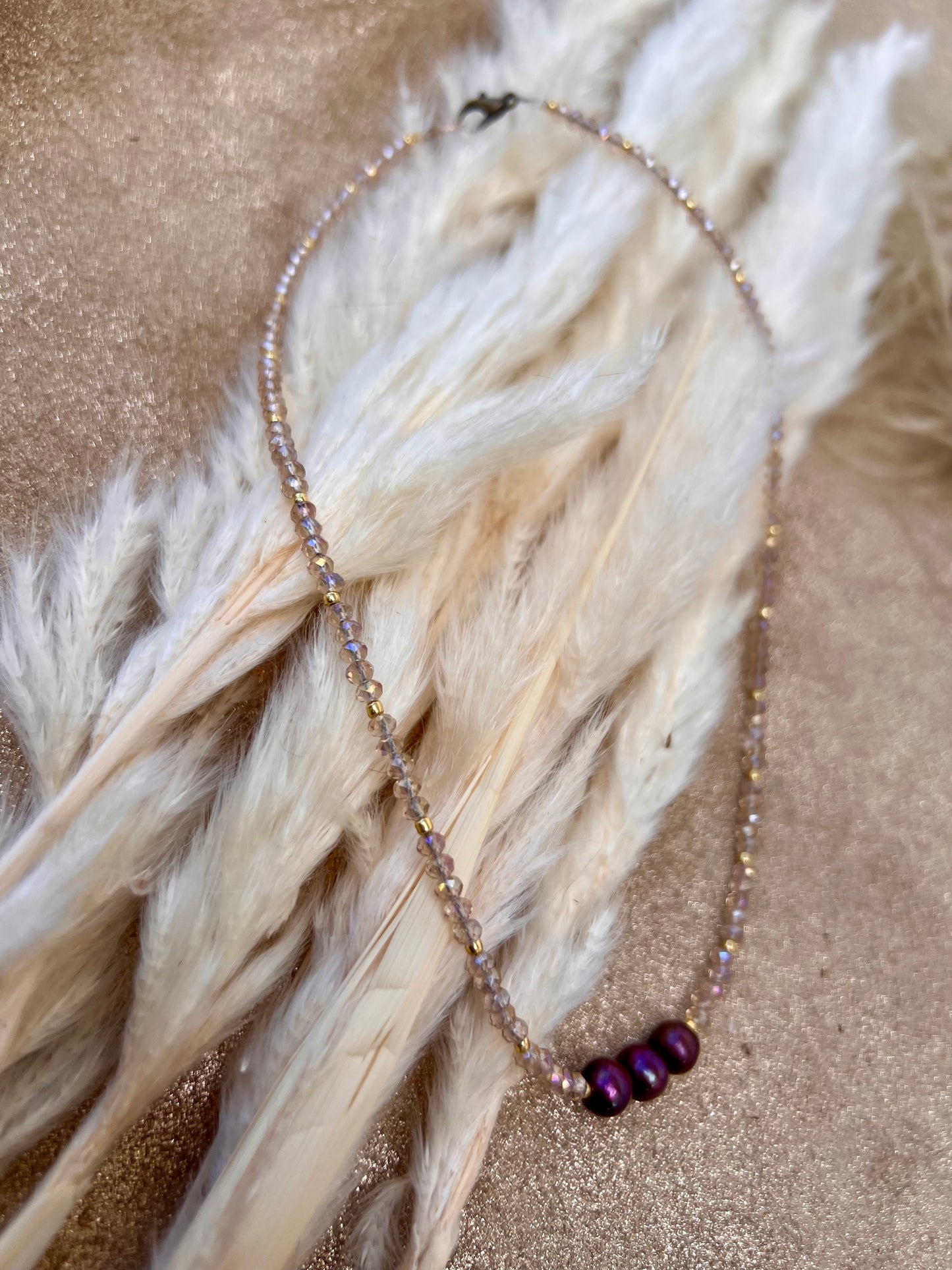 Crystal & Pearl Necklace