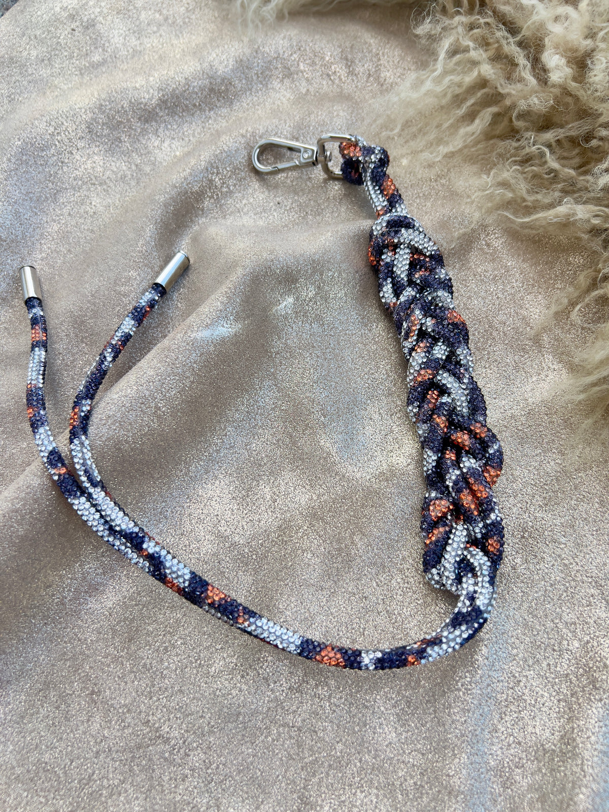 Cheetah Rhinestone Tassel or Handle
