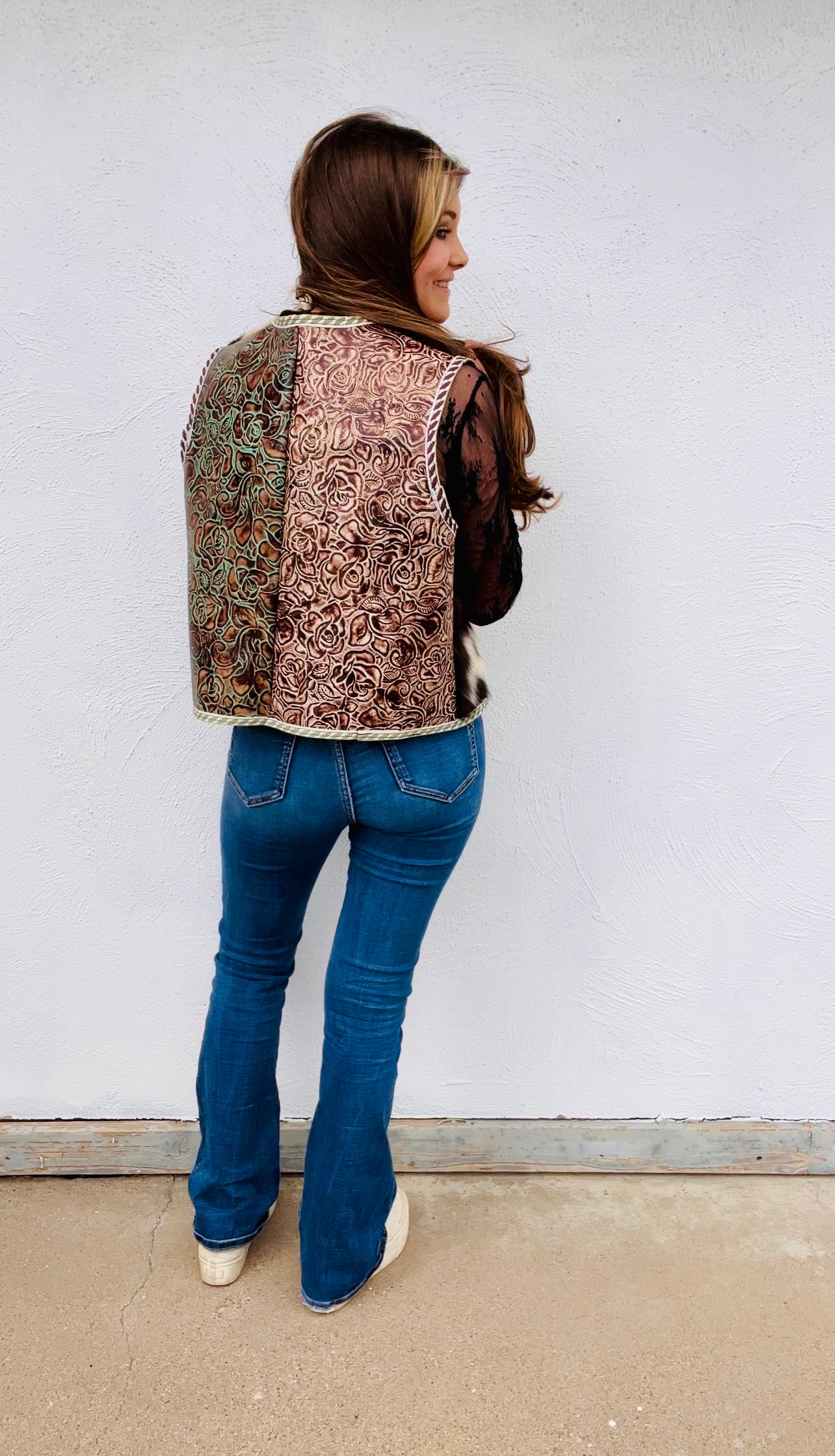 Cowhide Vest - Size Large