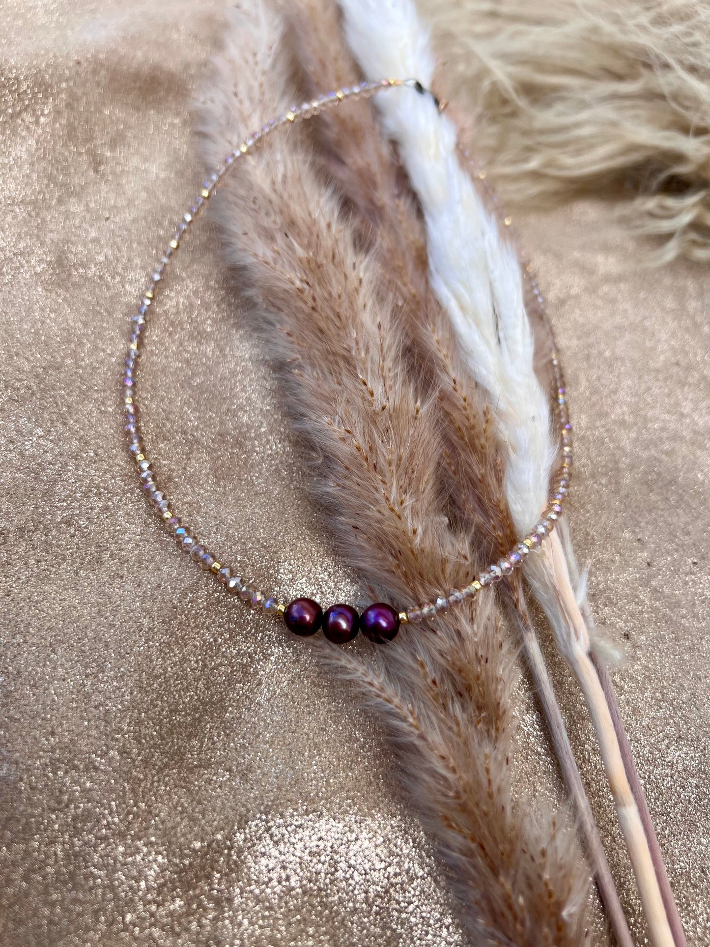 Crystal & Pearl Necklace