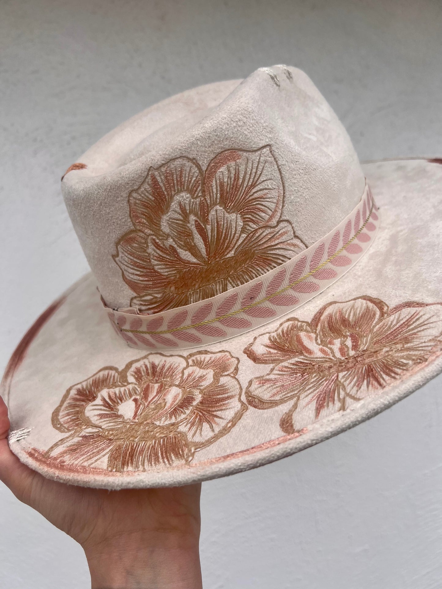 White Flower Hat