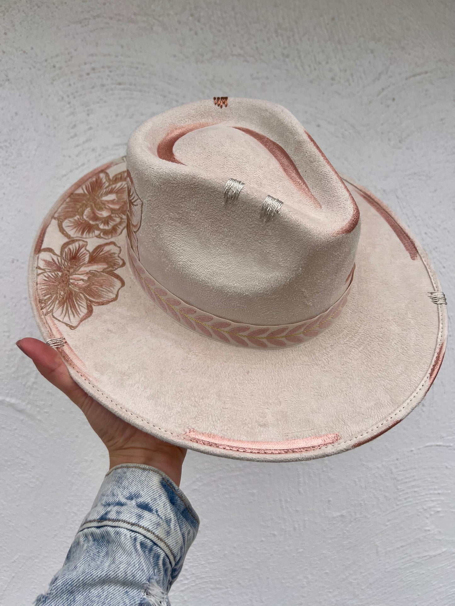 White Flower Hat
