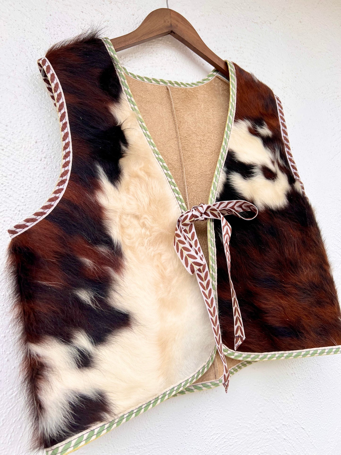 Cowhide Vest - Size Large