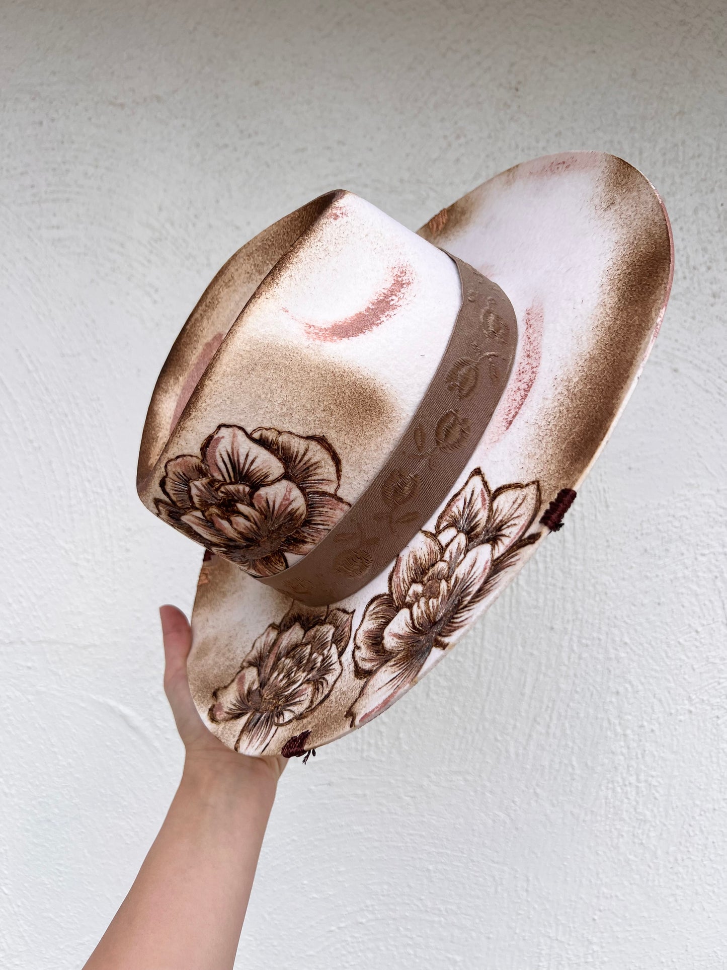 Floral Metallic Hat