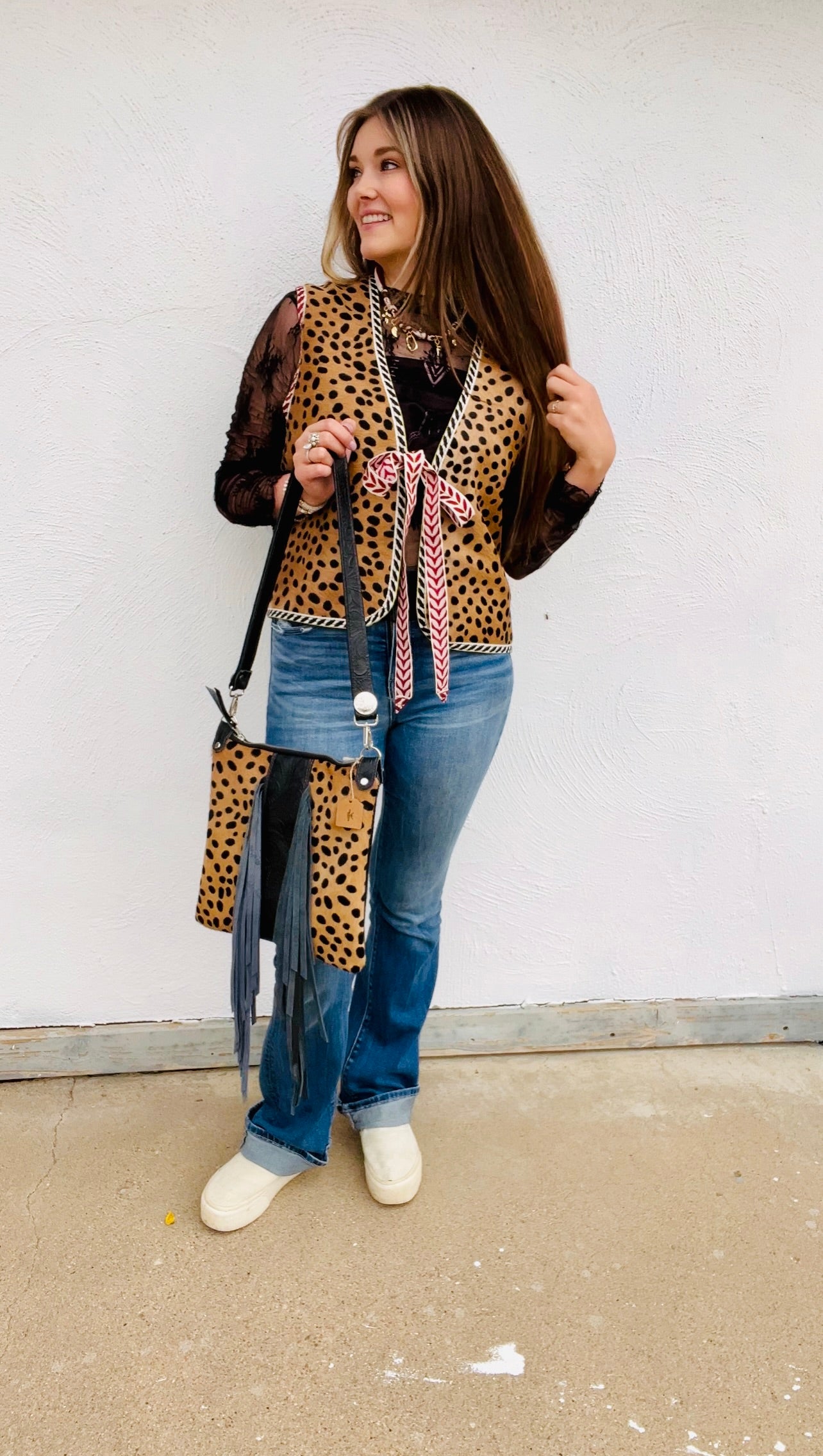 Cheetah Vest - Size Large