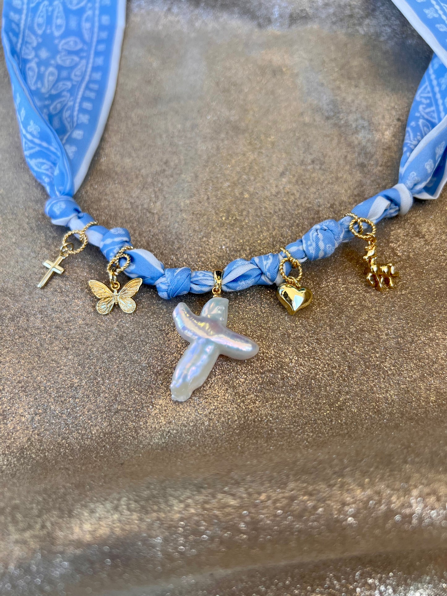 Handkerchief Necklace/Bracelet