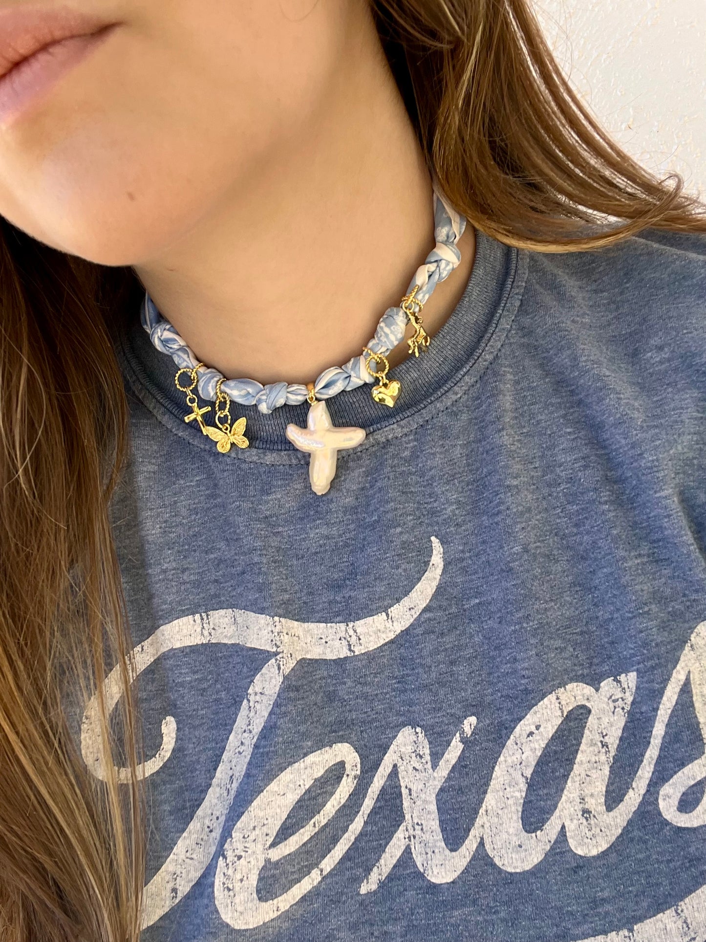 Handkerchief Necklace/Bracelet