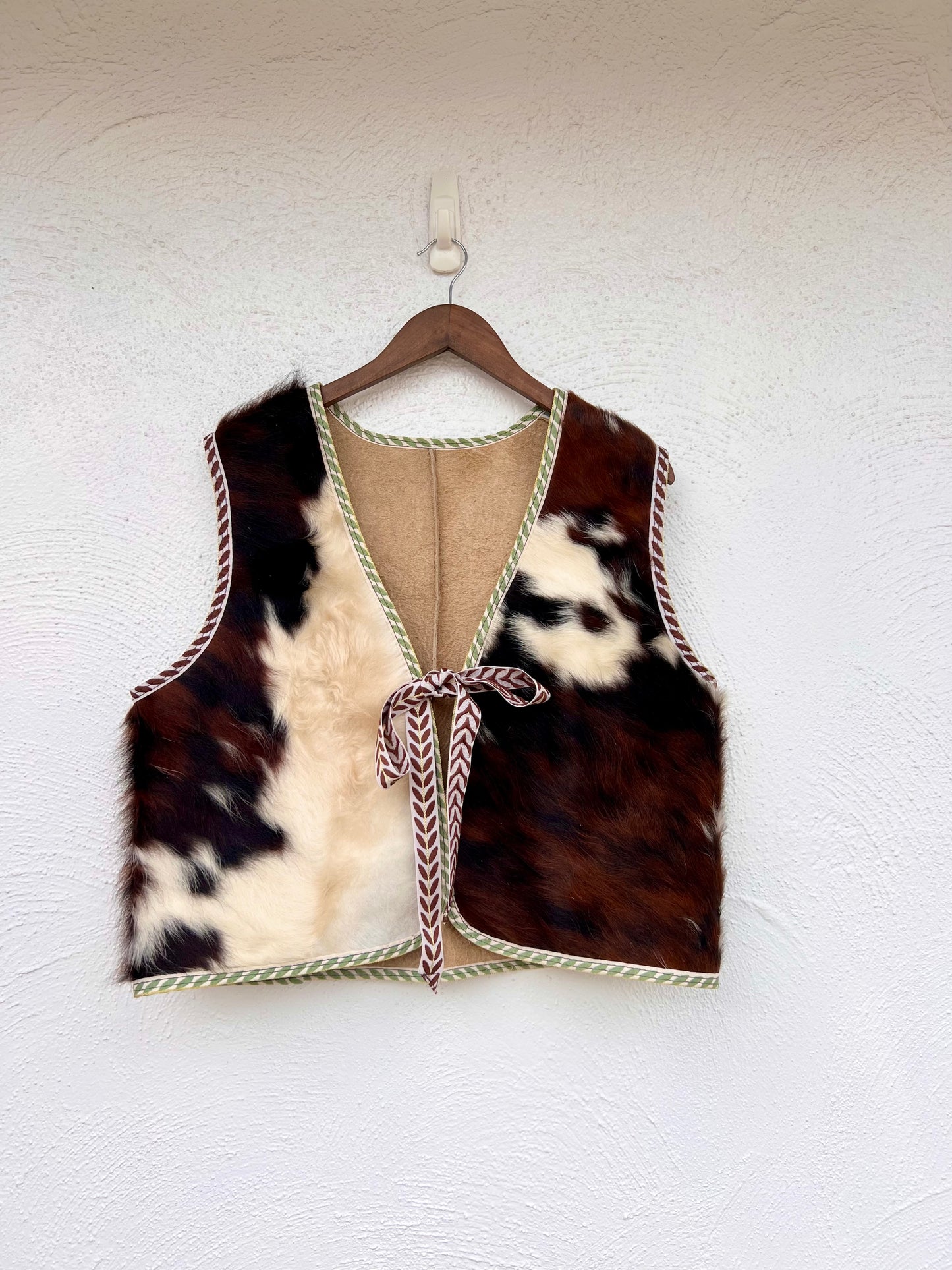 Cowhide Vest - Size Large