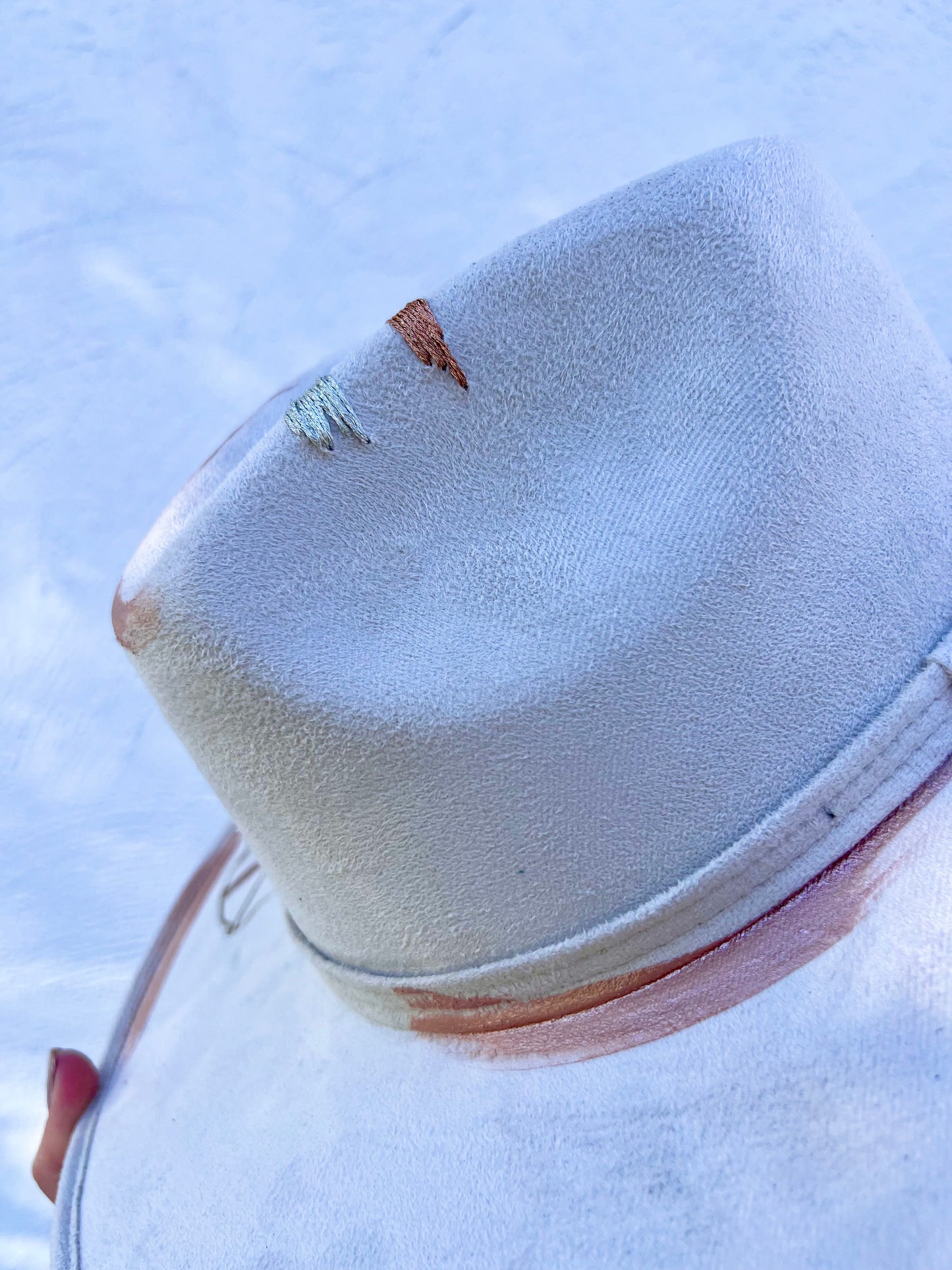 White Feather Hat