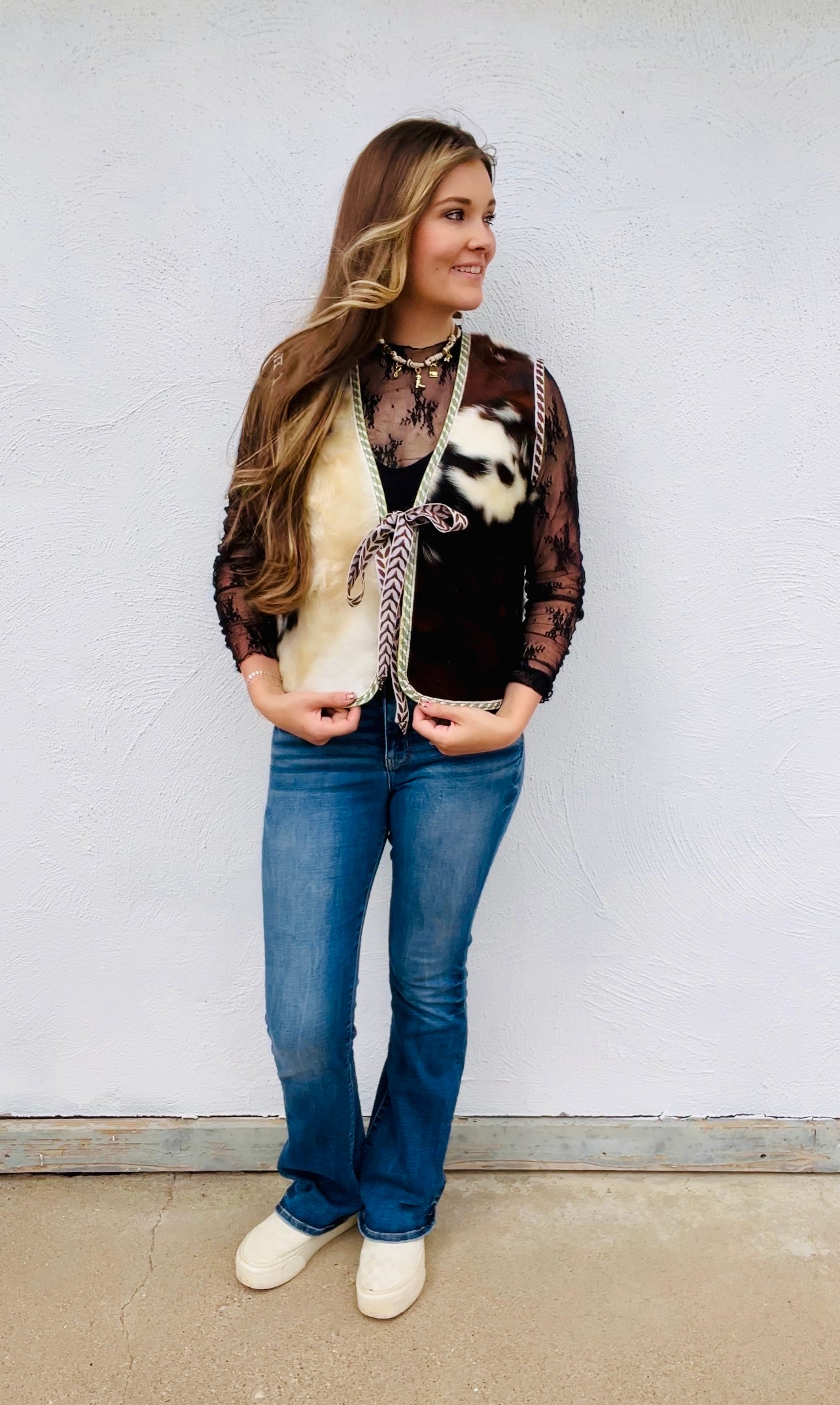 Cowhide Vest - Size Large