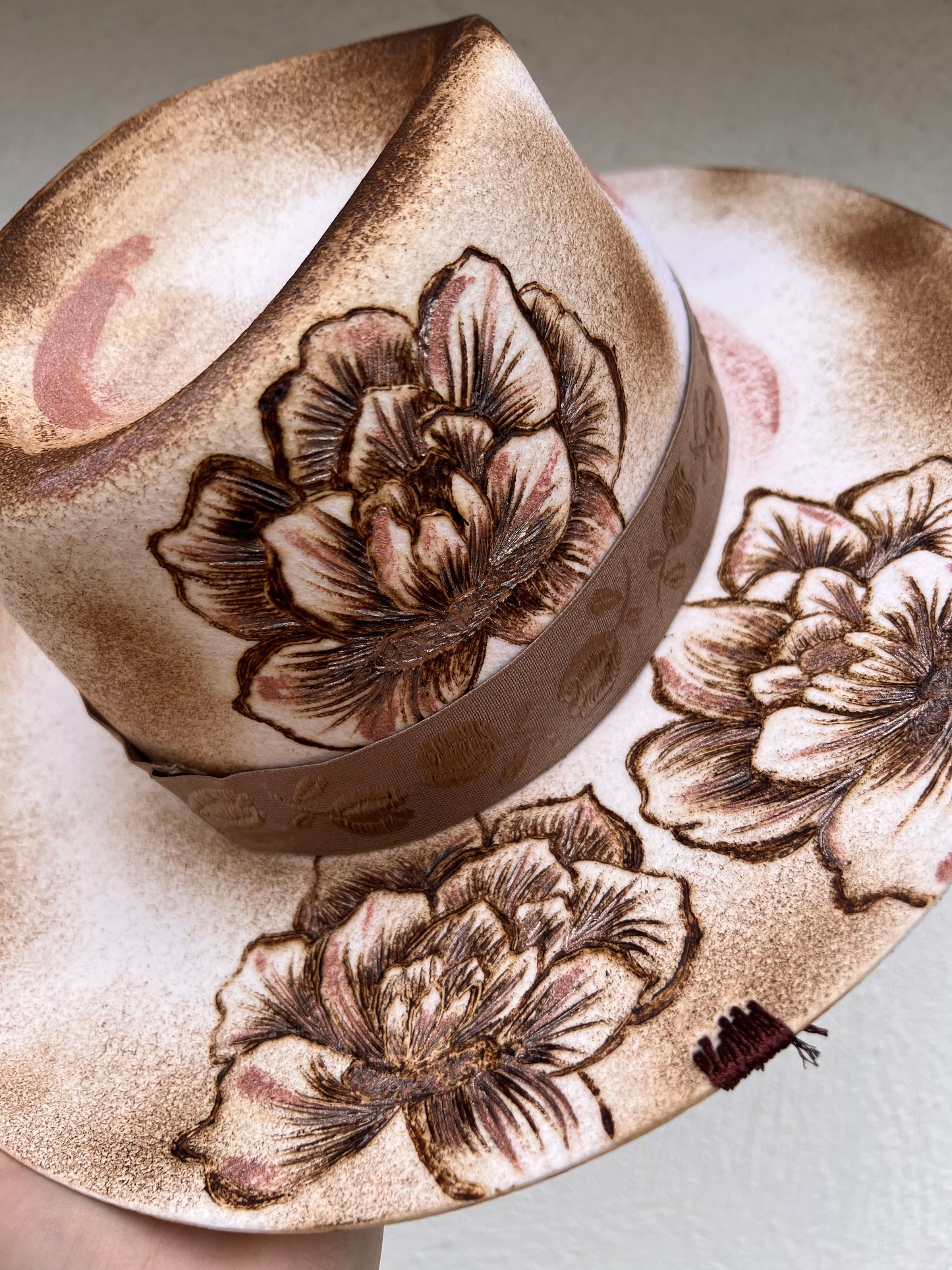 Floral Metallic Hat