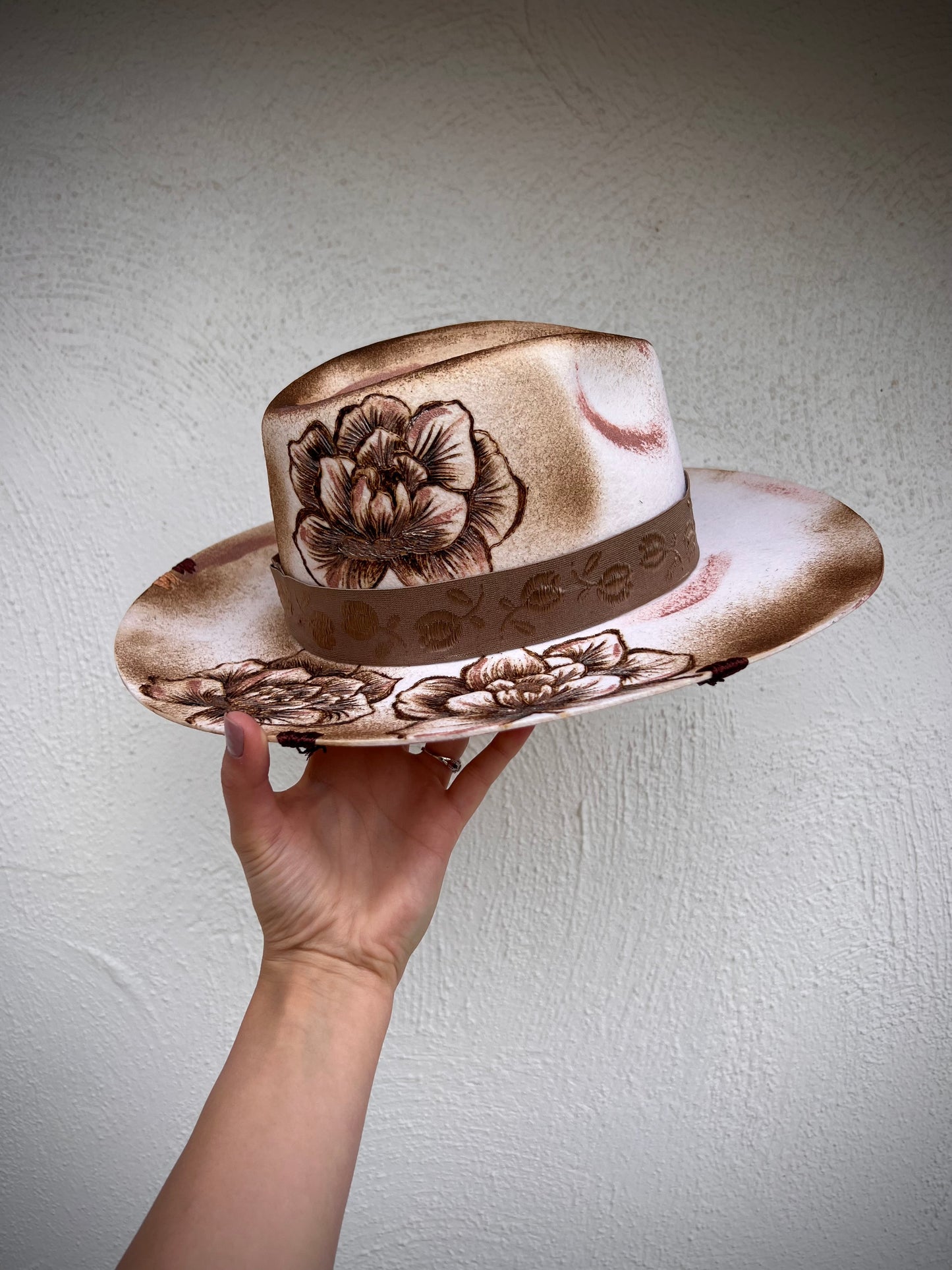 Floral Metallic Hat