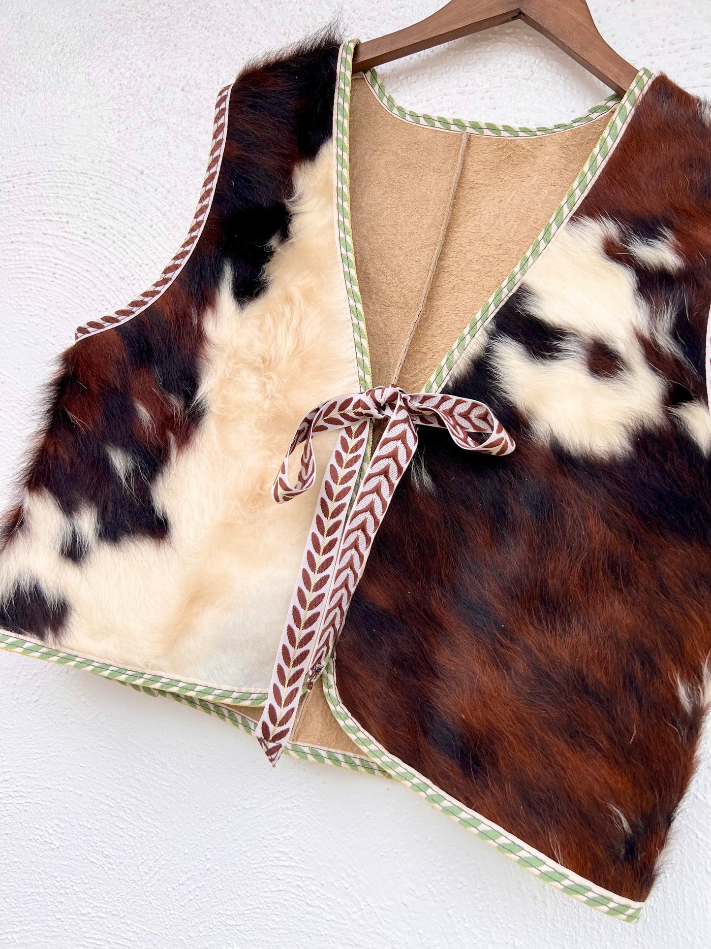 Cowhide Vest - Size Large