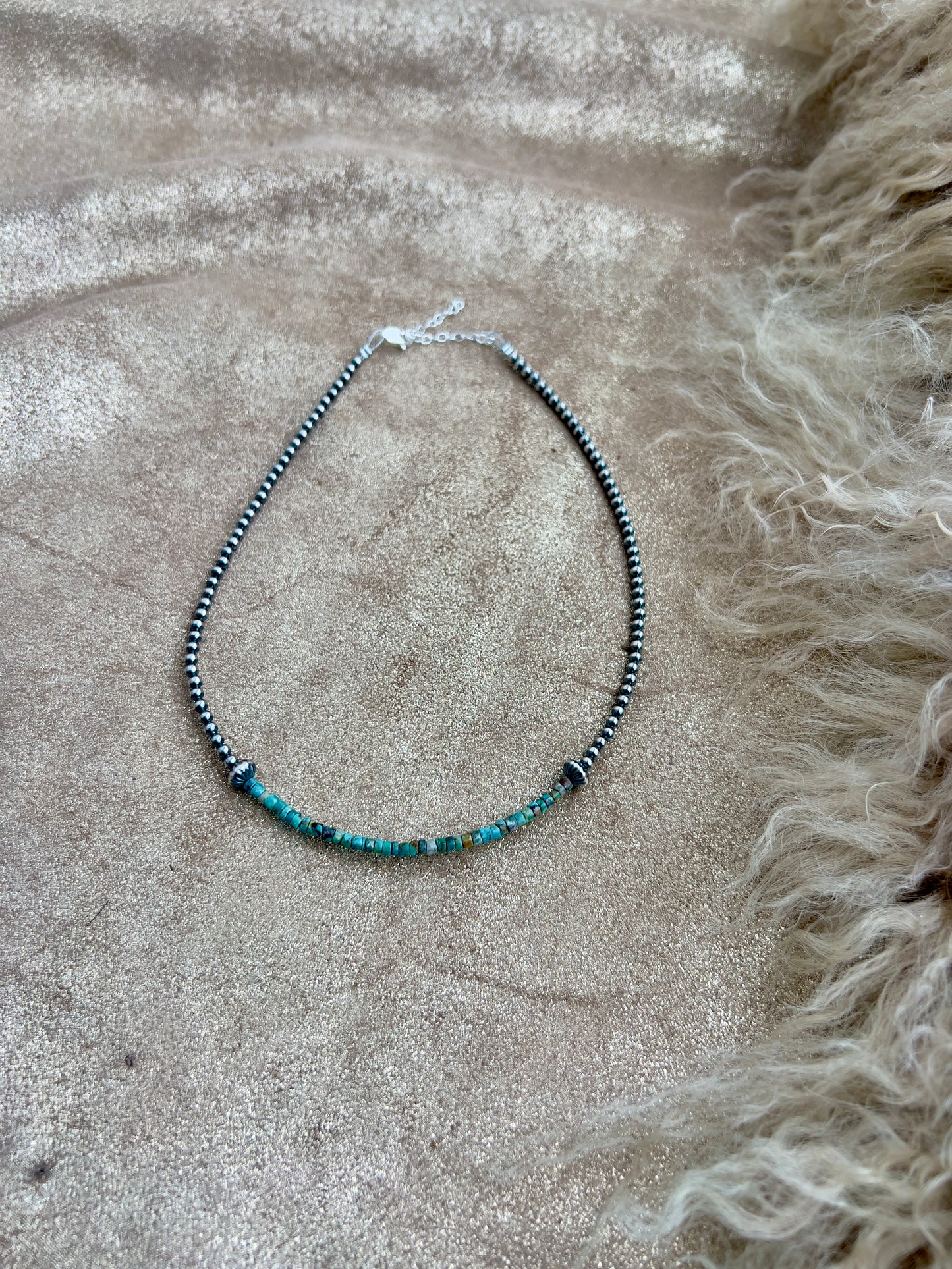 Sterling Silver and Turquoise Necklace