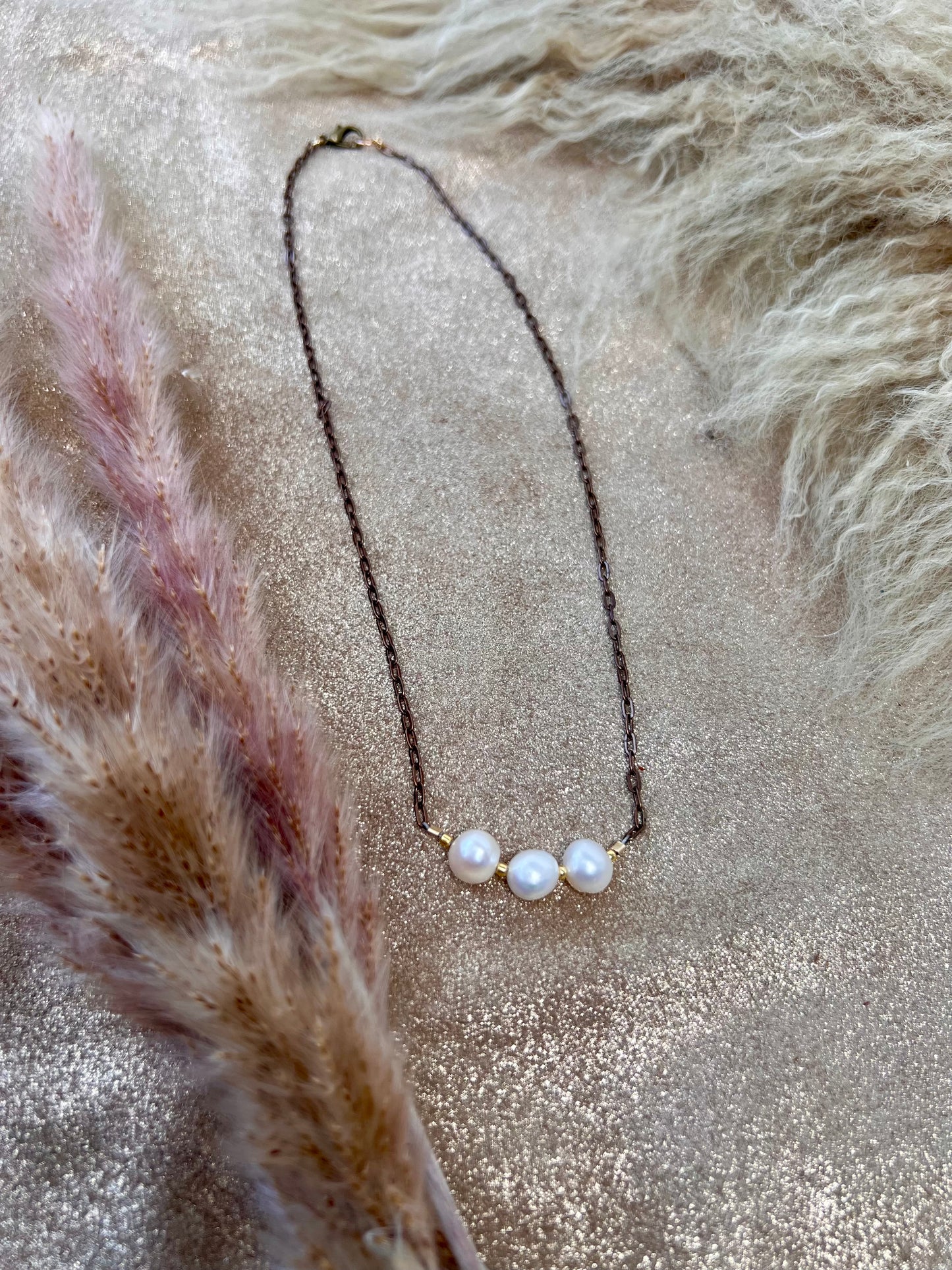 Pearl Bar Necklace