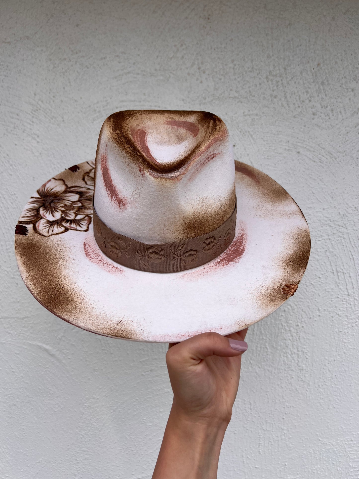 Floral Metallic Hat