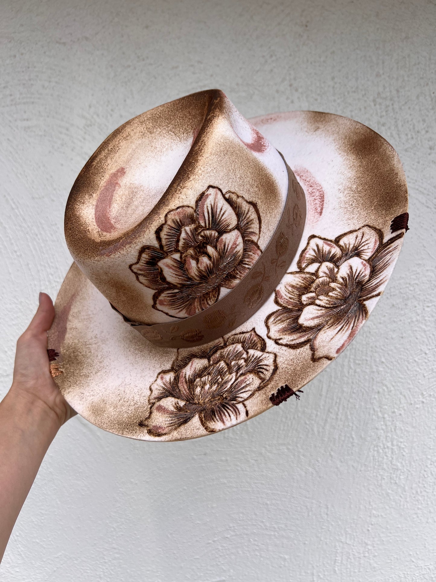 Floral Metallic Hat