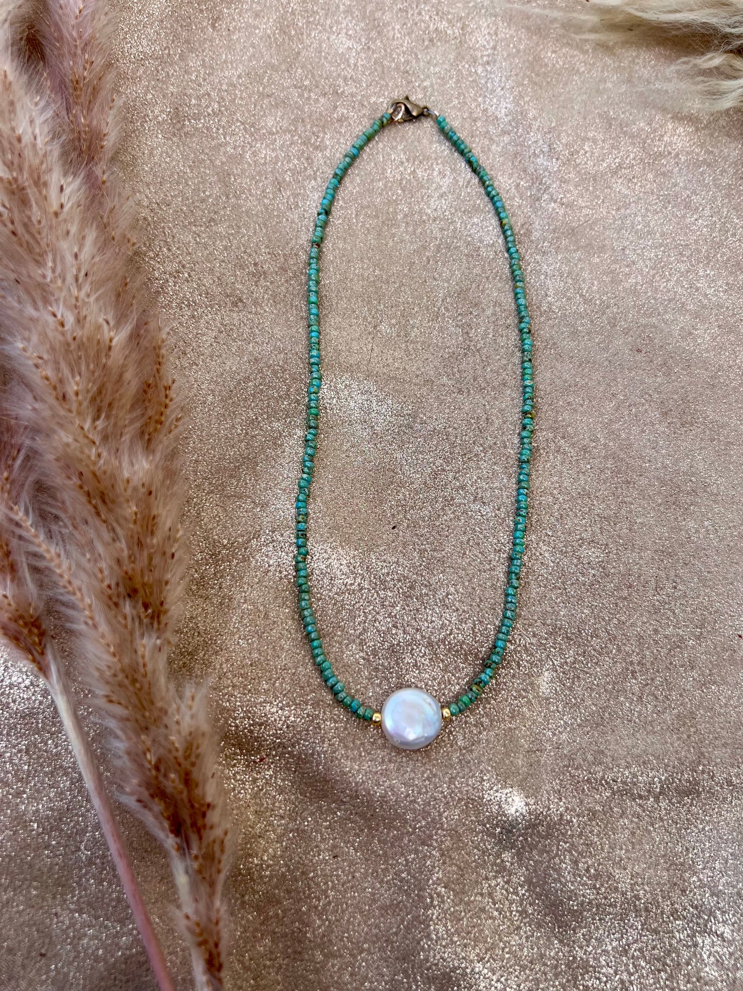 Coin Pearl Necklace