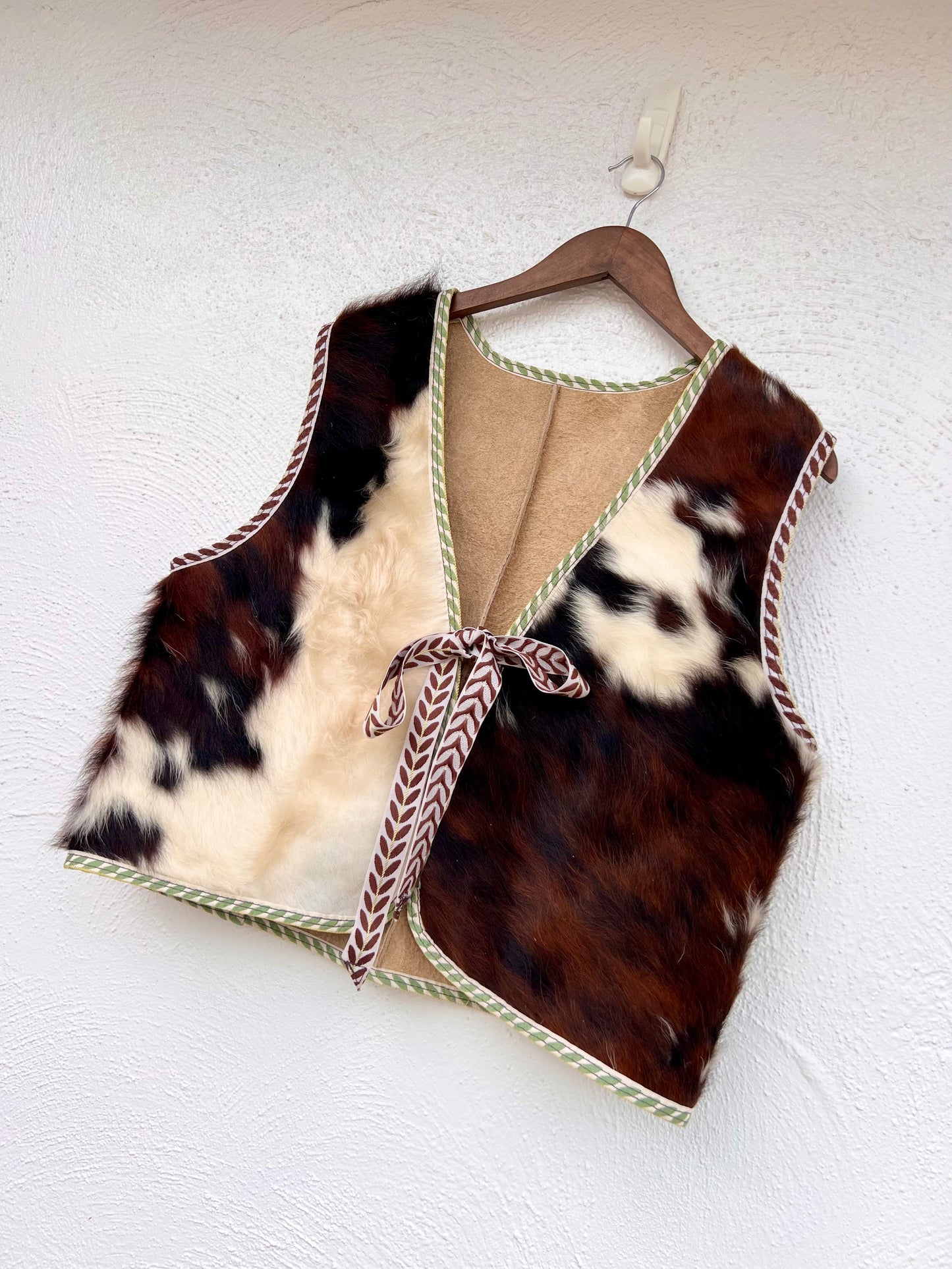 Cowhide Vest - Size Large