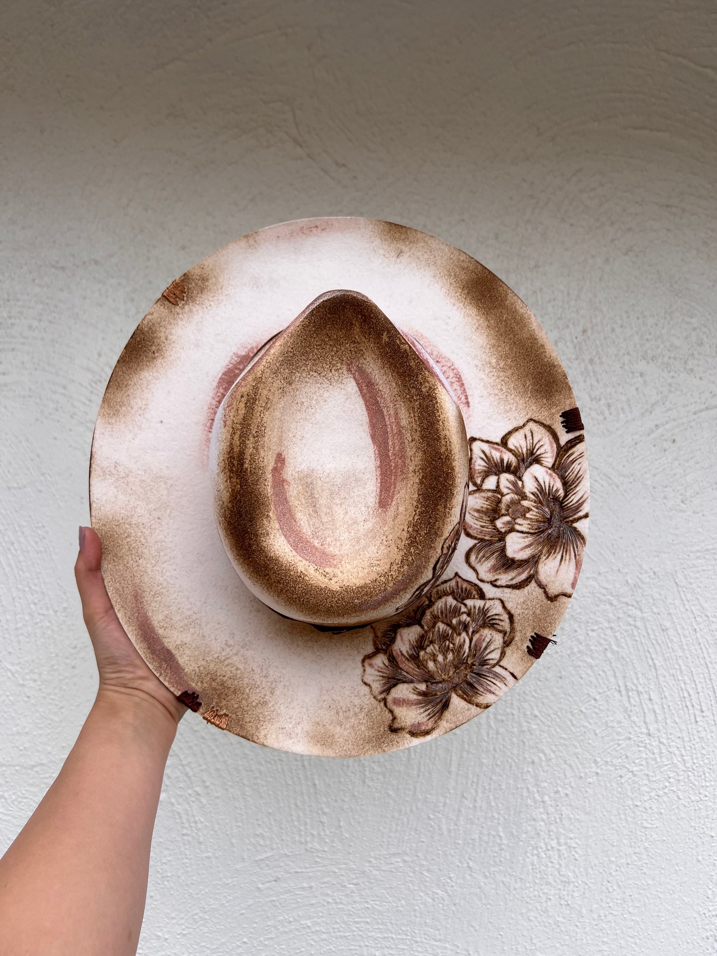 Floral Metallic Hat
