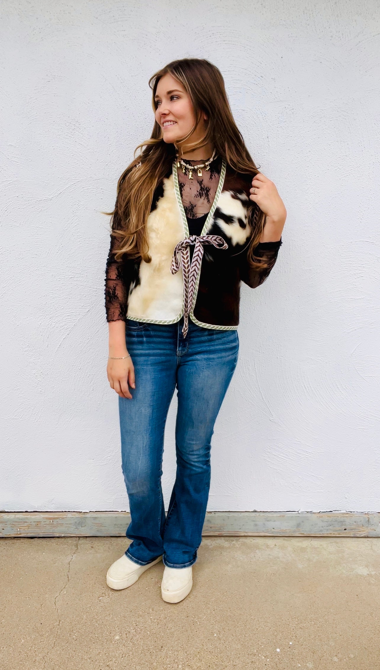 Cowhide Vest - Size Large