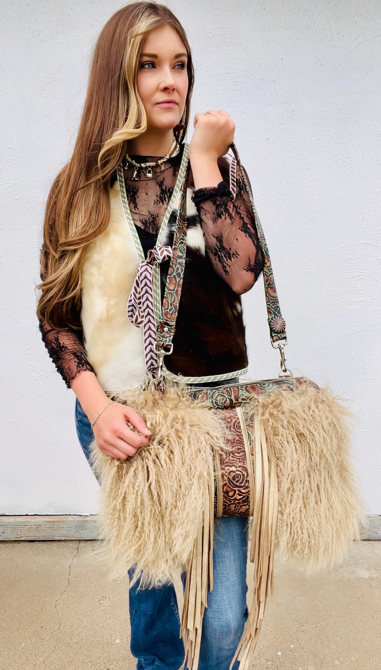Cowhide Vest - Size Large