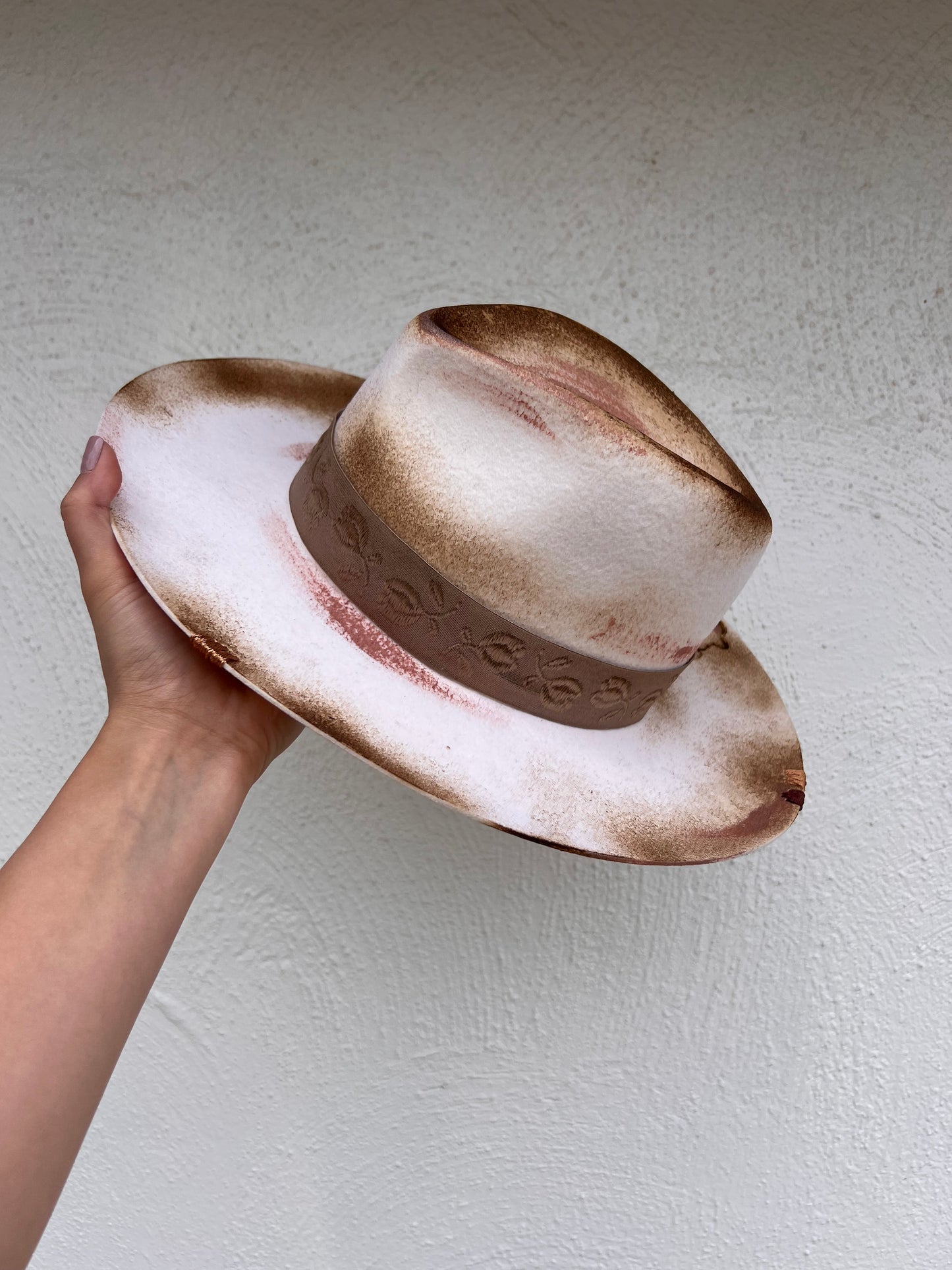 Floral Metallic Hat