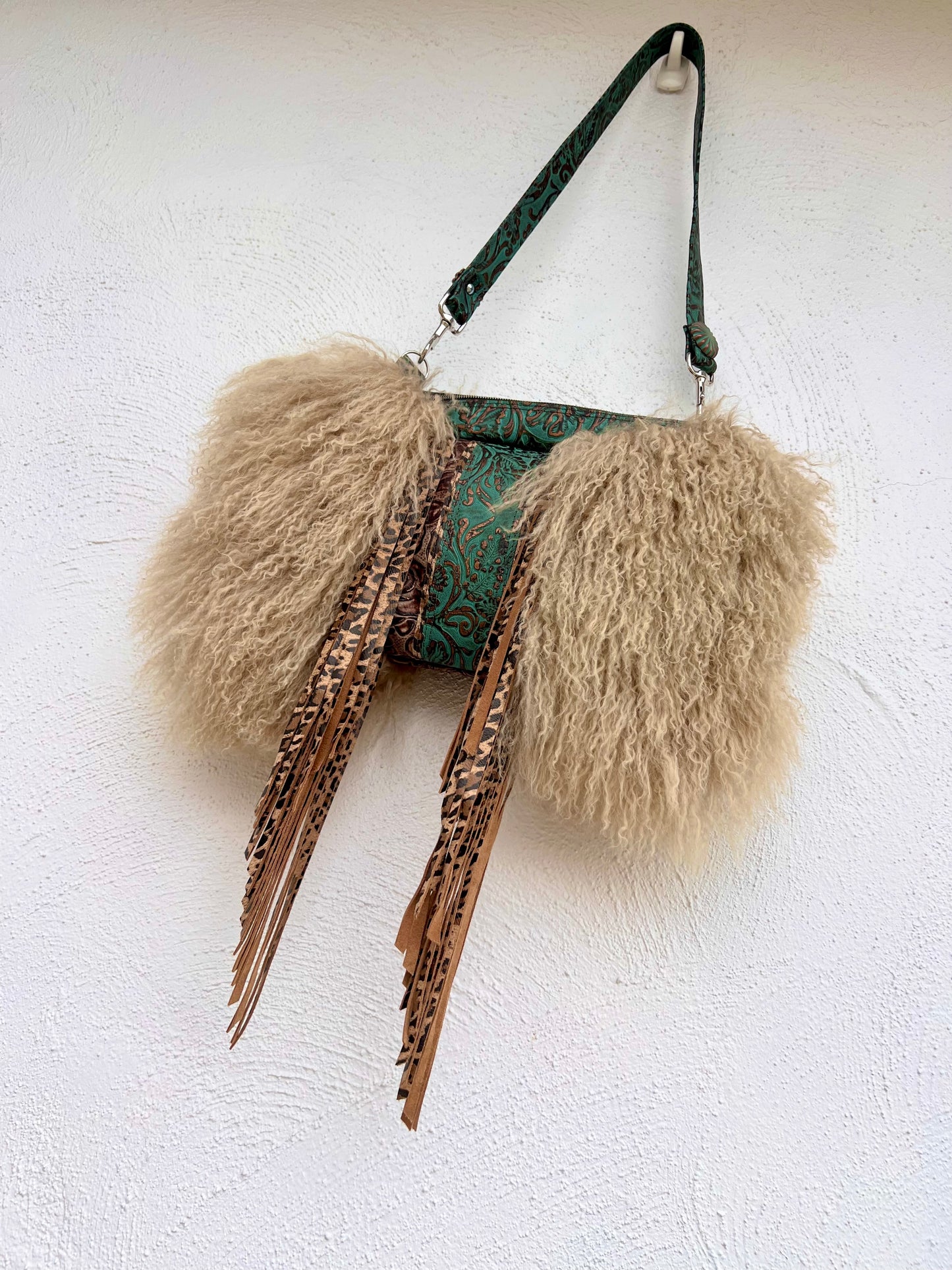 Wild Wooly - Turquoise & Cheetah