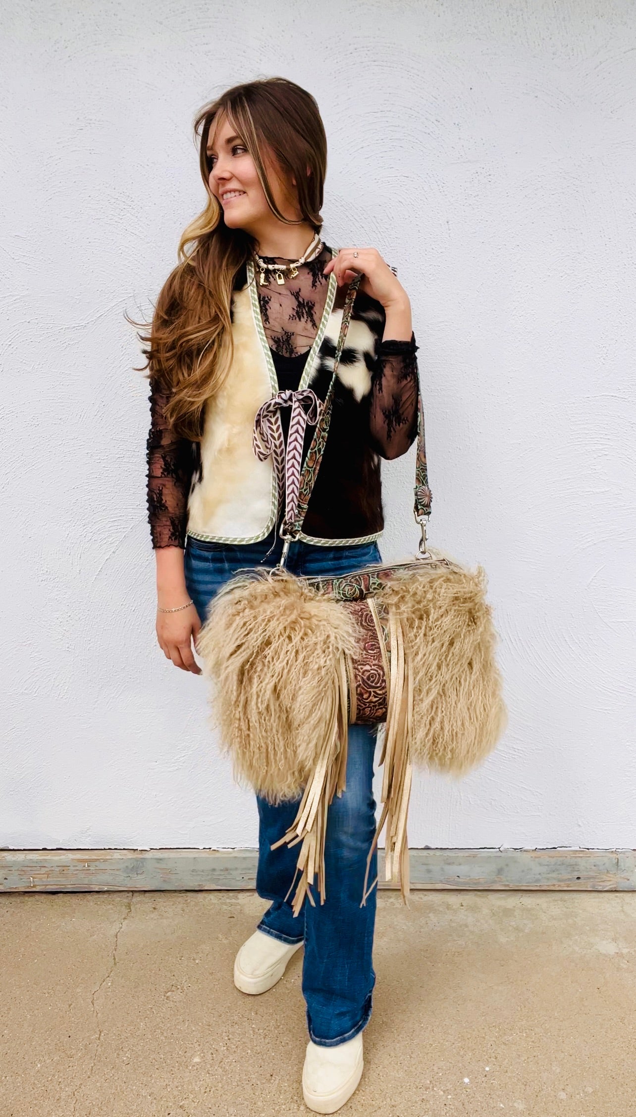 Cowhide Vest - Size Large