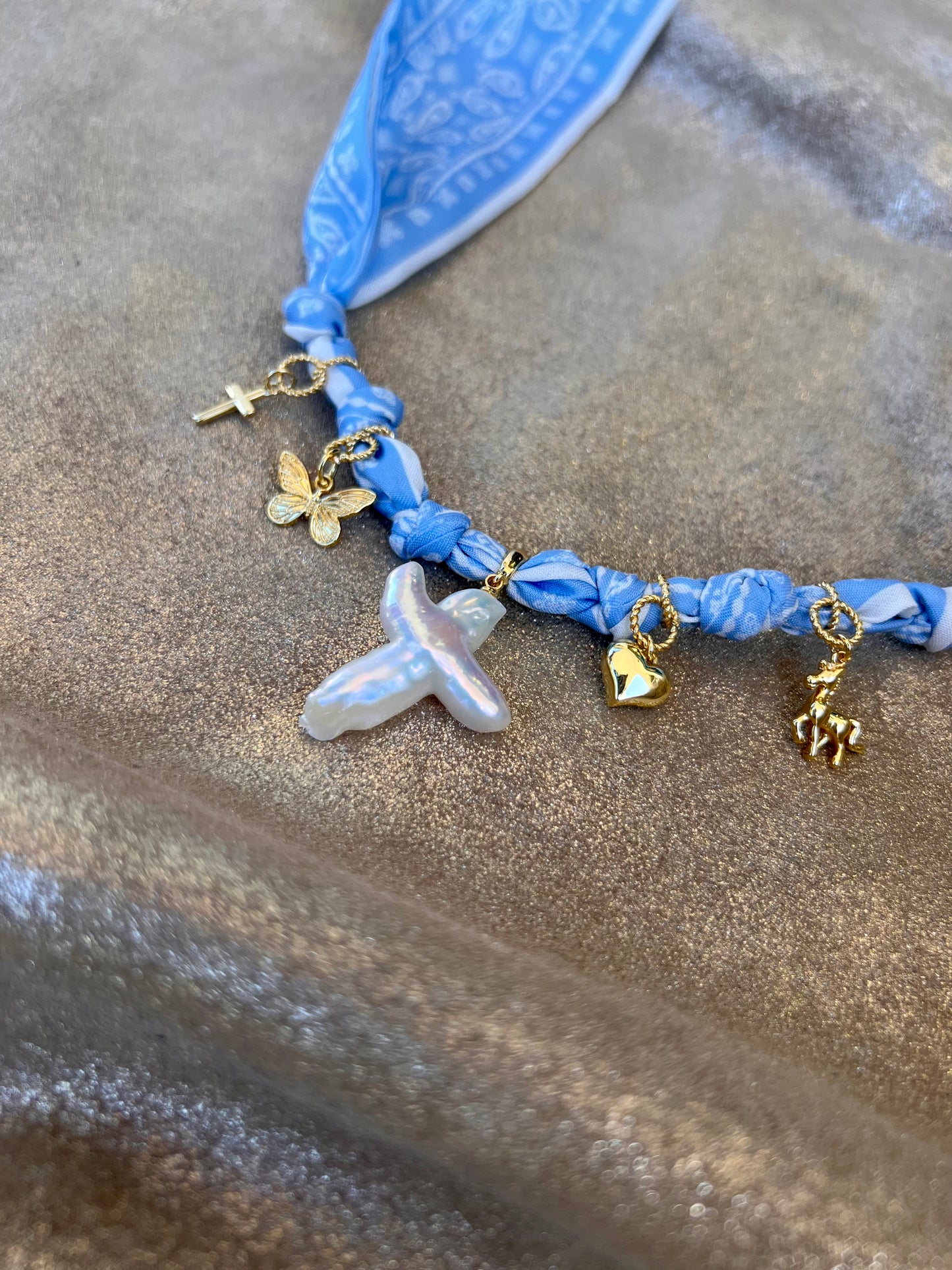 Handkerchief Necklace/Bracelet