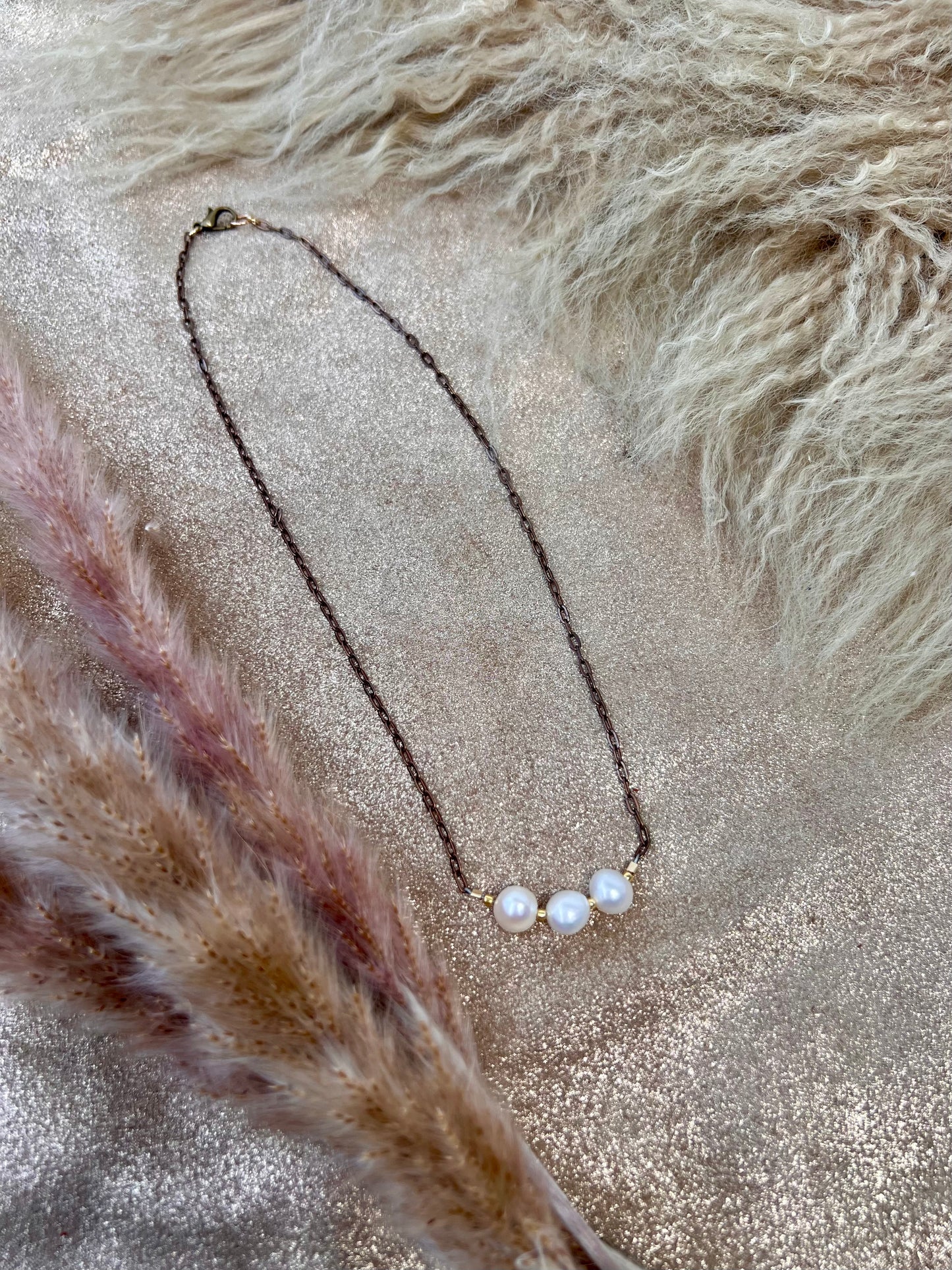 Pearl Bar Necklace