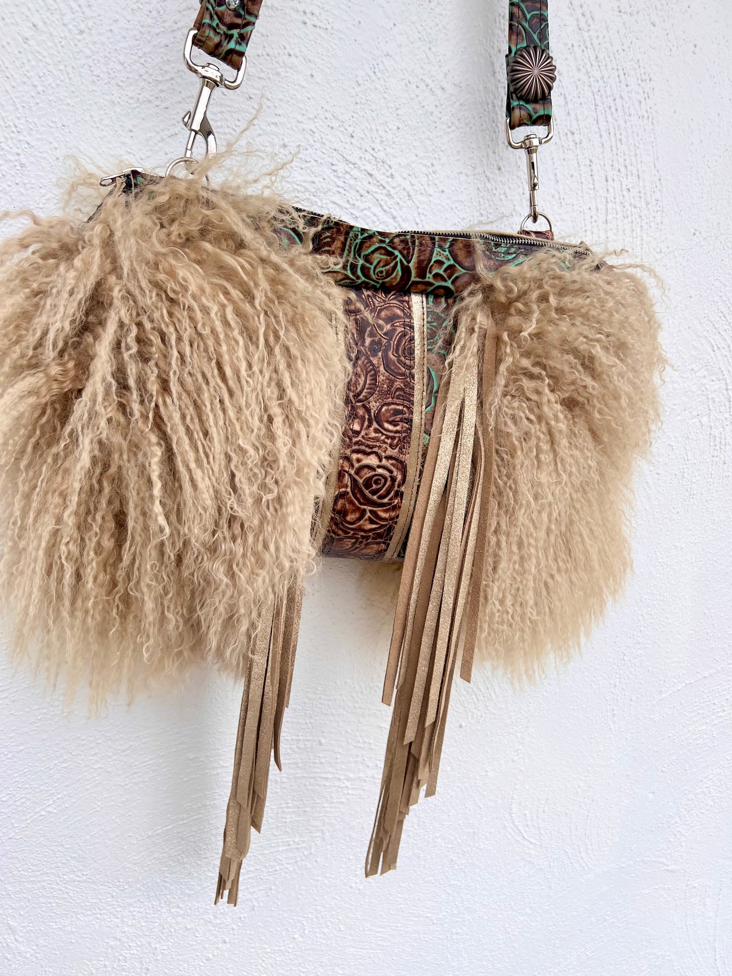Wild Wooly - Turquoise and Gold