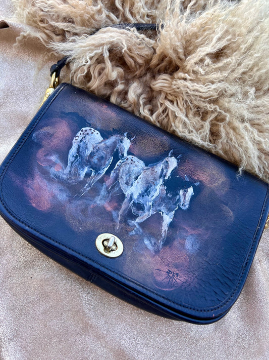 Hand Painted Horse Bag