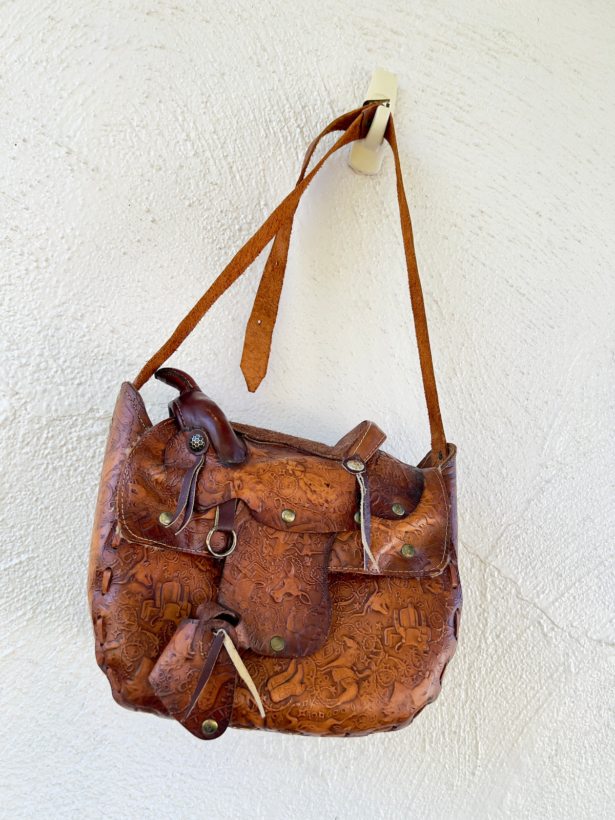 Hidden Details Saddle Bag