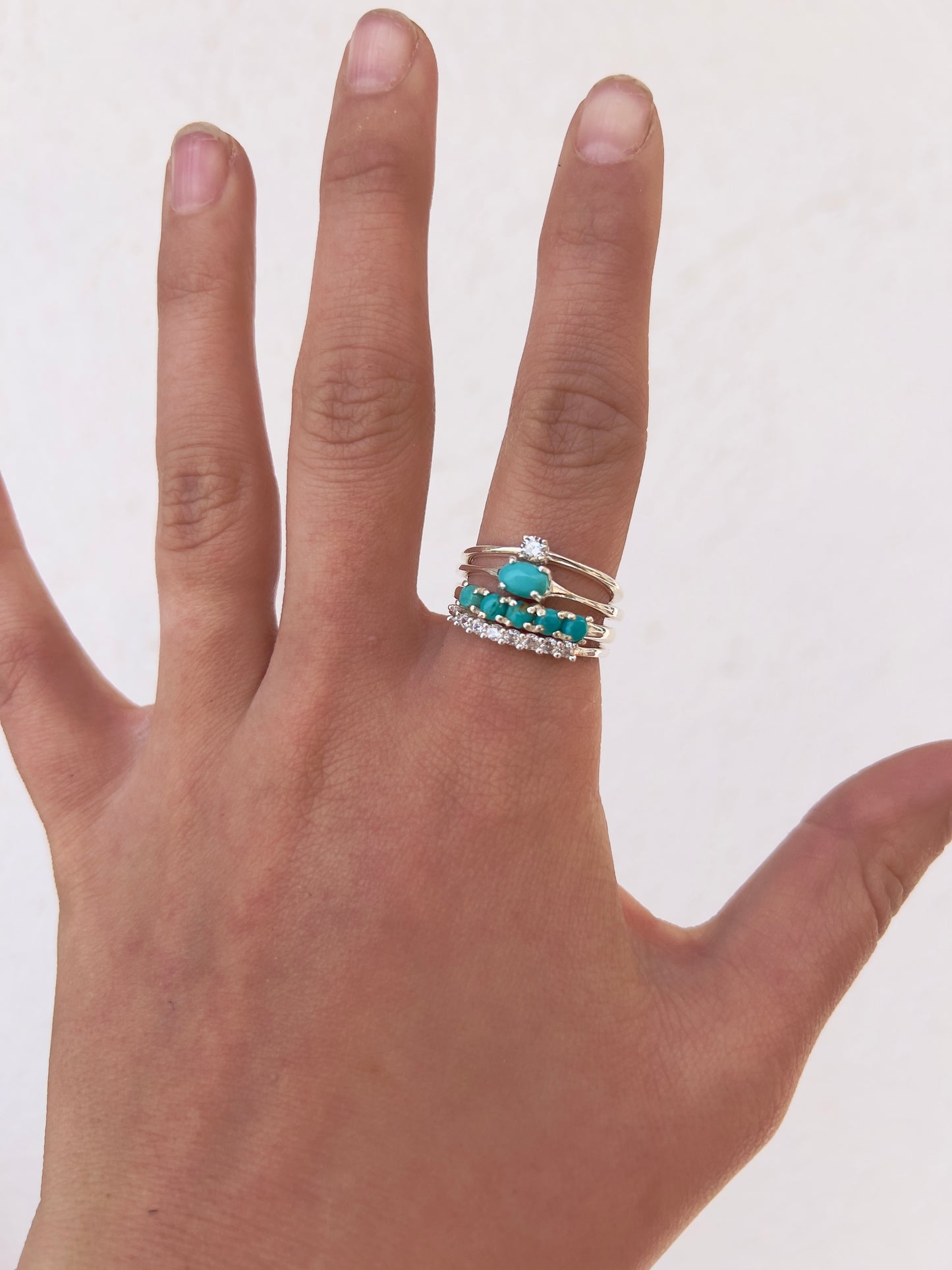 Set of 4 Stacker Rings