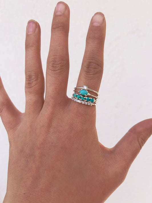 Set of 4 Stacker Rings