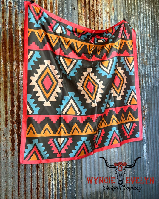 Pastel Aztec Wild Rag