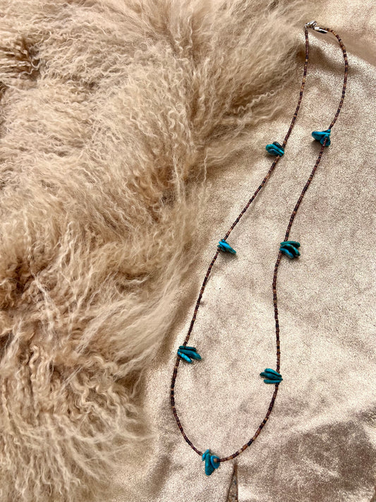 Long Turquoise Necklace