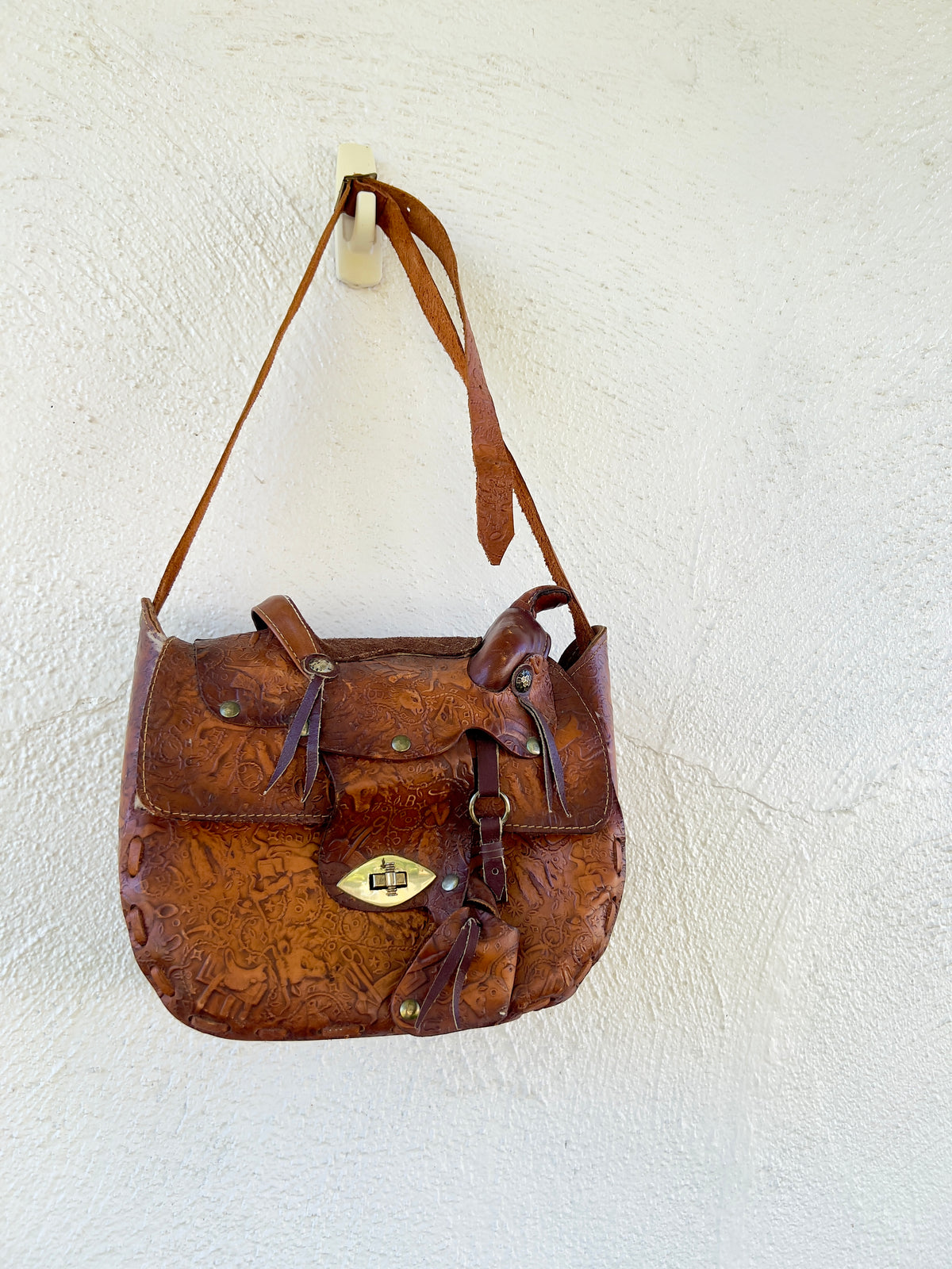 Hidden Details Saddle Bag