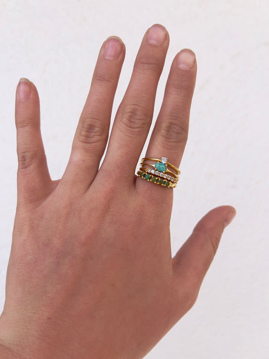 Set of 4 Stacker Rings